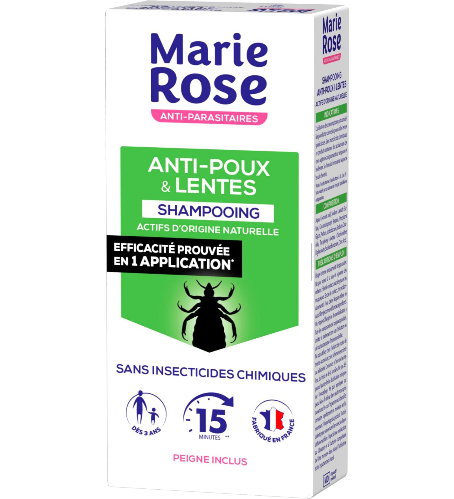 Marie Rose Anti Lice and Nits Shampoo 125ml - Effective Treatment for Lice Infestation - Buy Online on GoSupps.com