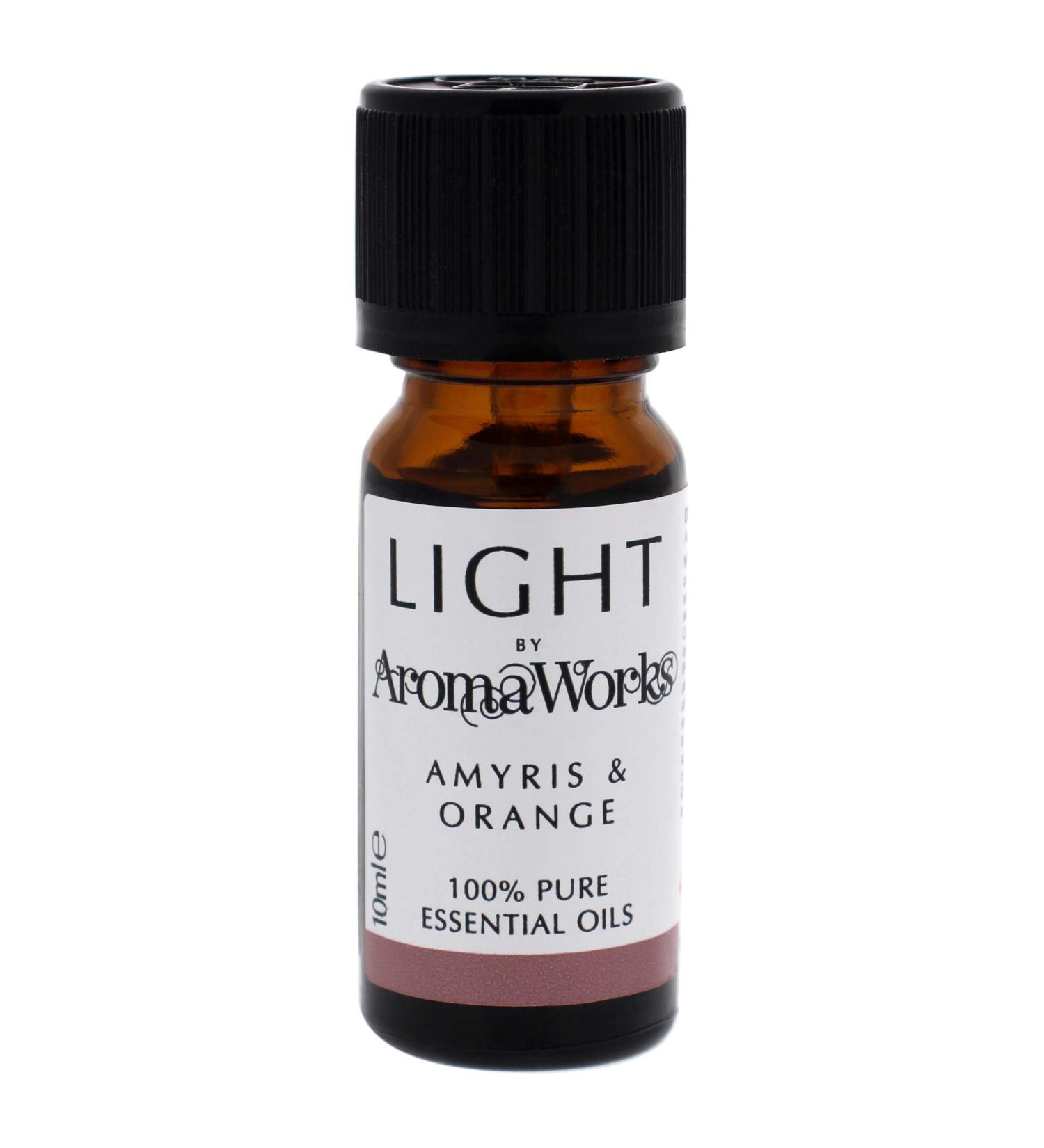 Light Essential Oil - Amyris and Orange by Aromaworks for Unisex - 0.33 oz Oil Fresh 0.33 Fl Oz (Pack of 1) - Buy Online on GoSupps.com