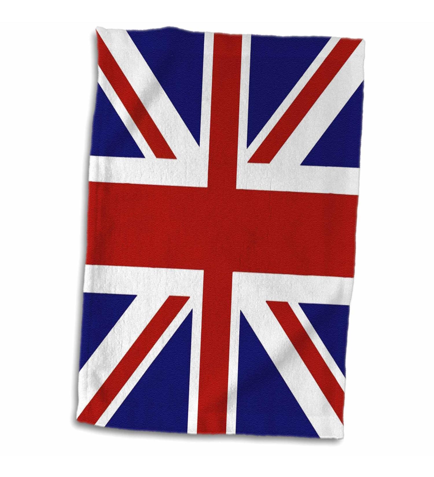 3D Rose Union Jack Old British Naval Flag TWL_62560_1 Towel  15 x 22 - Buy Online on GoSupps.com
