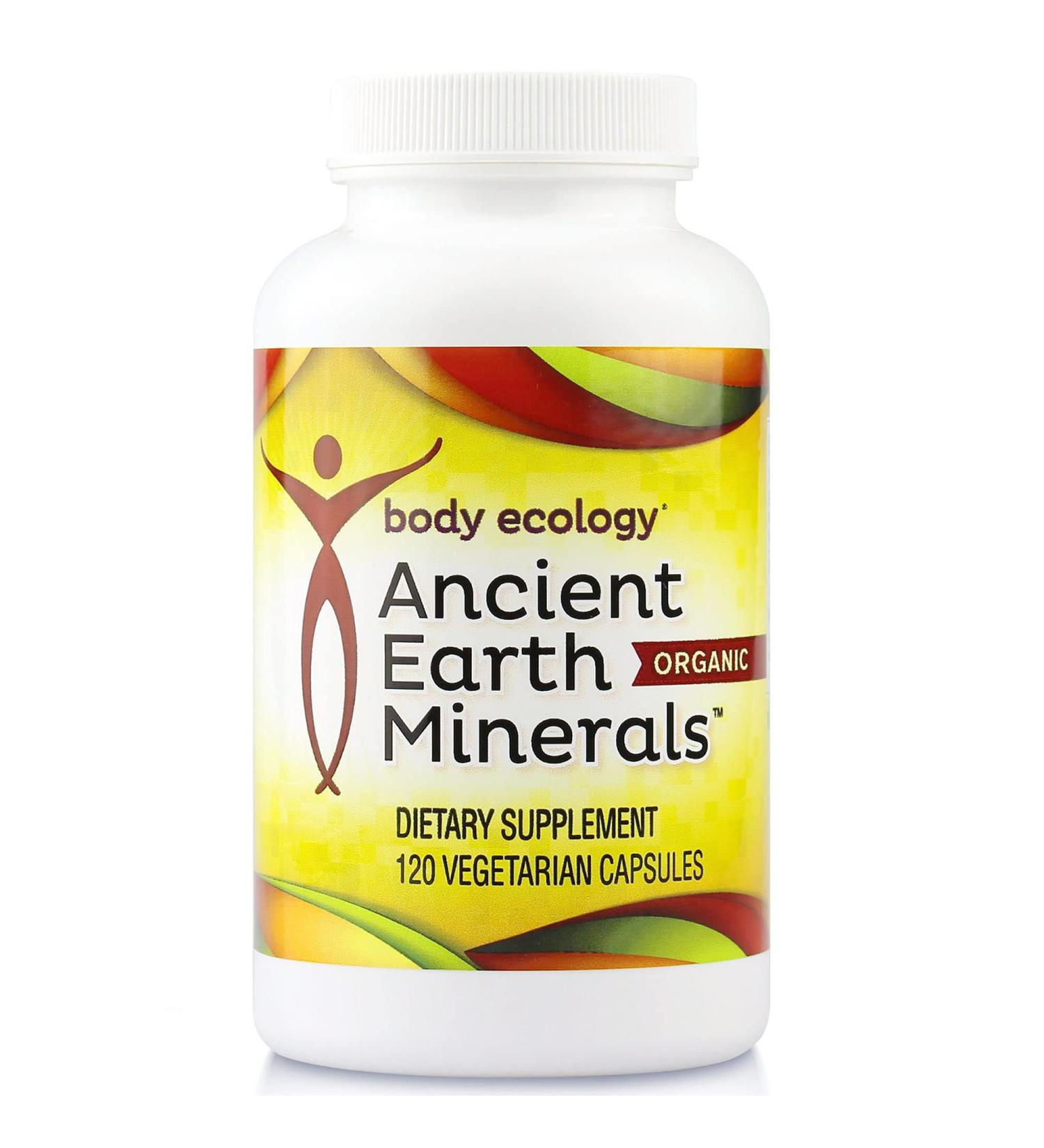 Body Ecology Ancient Earth Minerals | Plant-Derived Trace Mineral Supplement | Immunity Support & Detox | Non-GMO | 120 Capsules - Buy Online on GoSupps.com