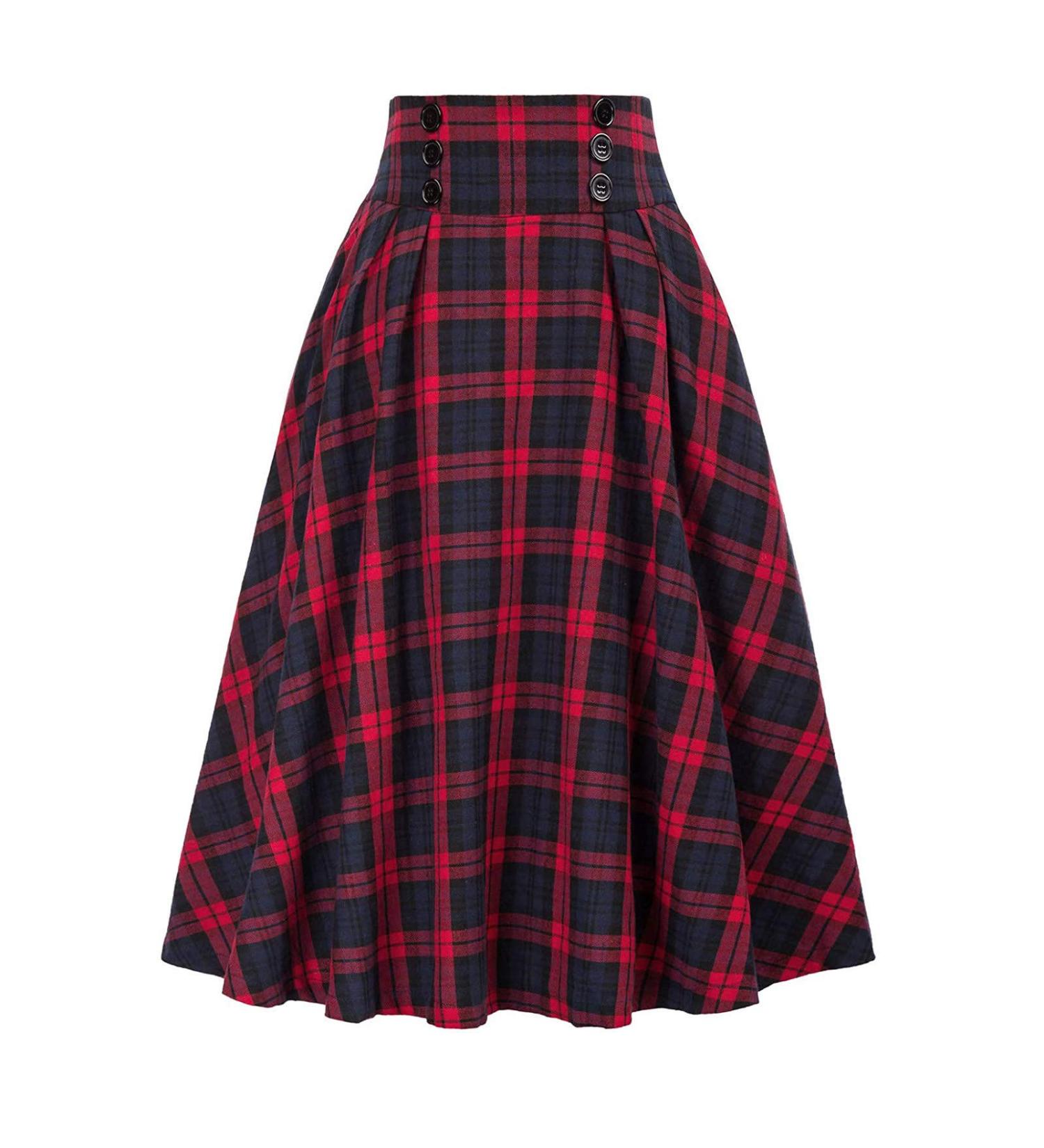 Women s Chiffon Maxi Skirt | Elegant Tulle Swing Skirts | Casual Red Floral Patterns International Shipping Available - Buy Online on GoSupps.com