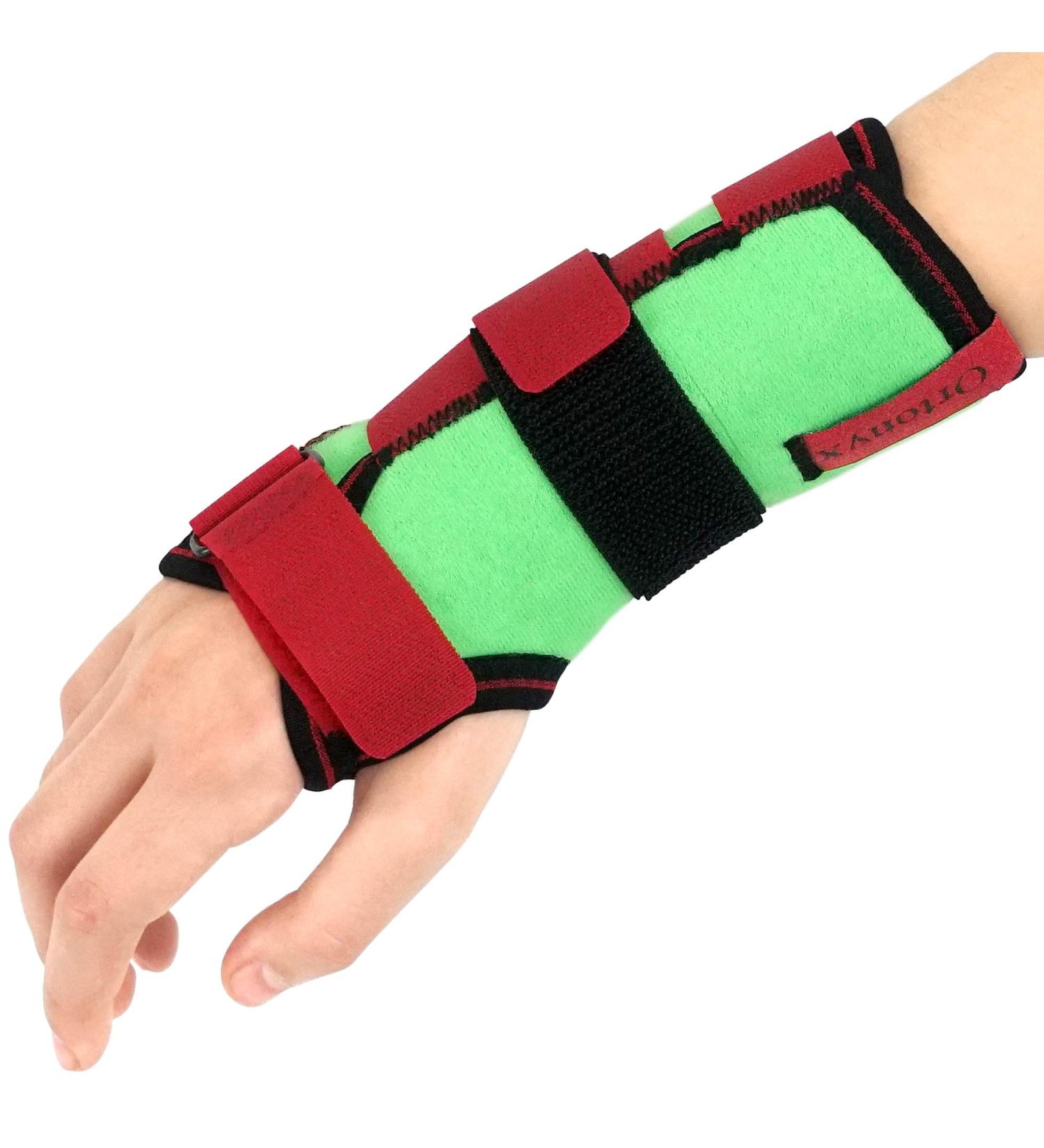ORTONYX Kids Wrist Support Brace with Splint - Green | One Size - Buy Online on GoSupps.com