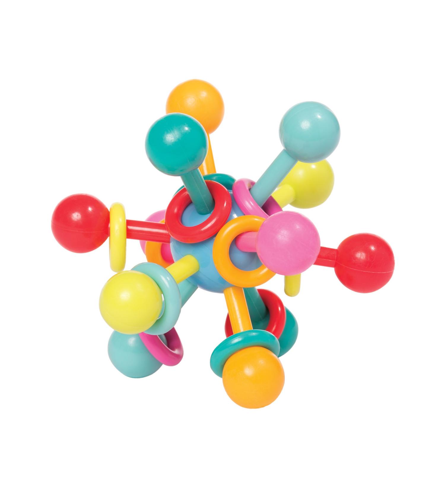 Manhattan Toy Atom Rattle & Teether: Baby Grasping Activity Toy - Buy Online on GoSupps.com
