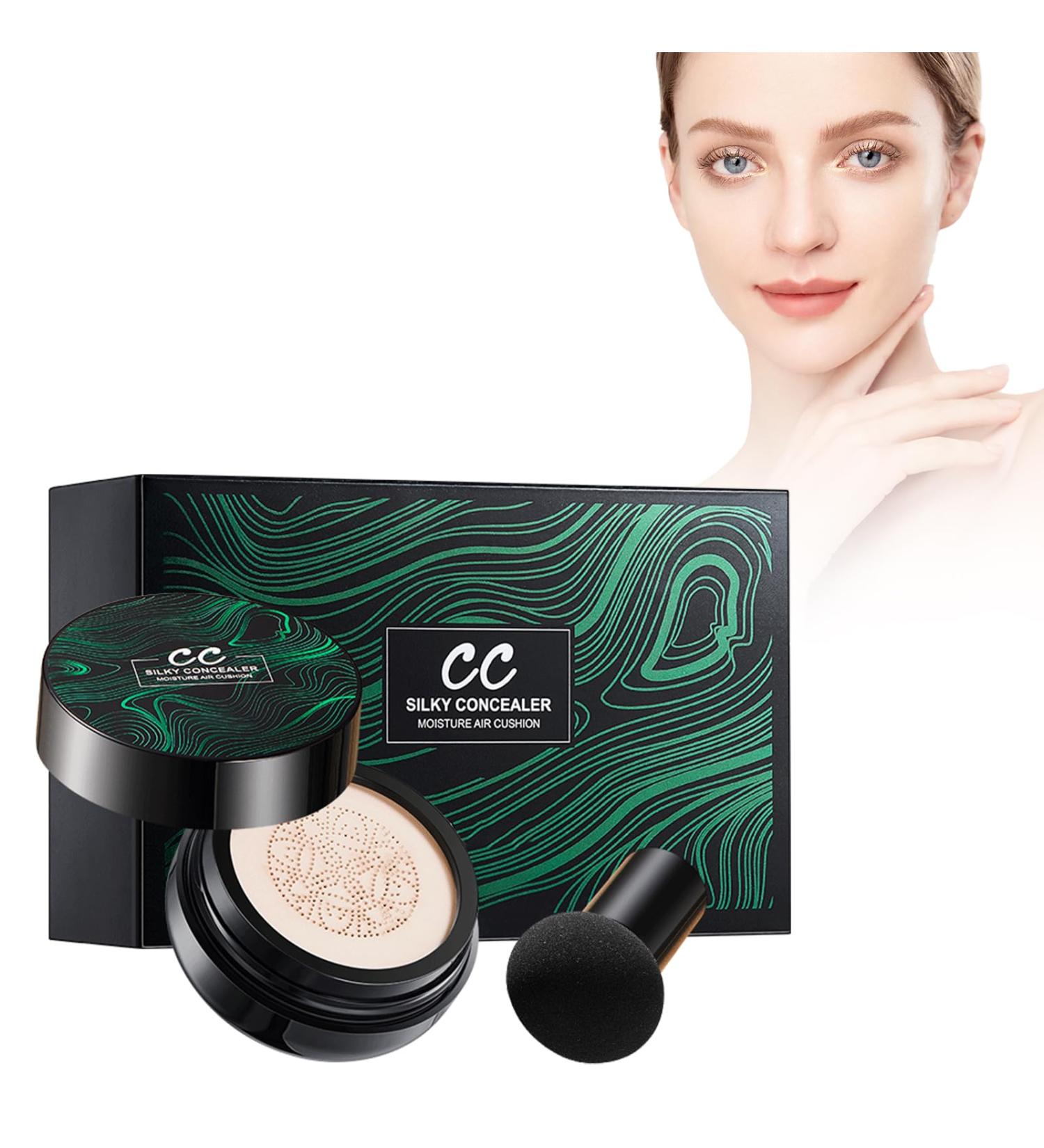 Air Cushion BB Cream Fond de Teint Couvrant CC Cr me Air Cushion CC Cream Mushroom Head Fondation Base De Maquillage De Teint De Peau Uniforme BB pour Contr le de L'huile Hydratante L ger - Buy Online on GoSupps.com