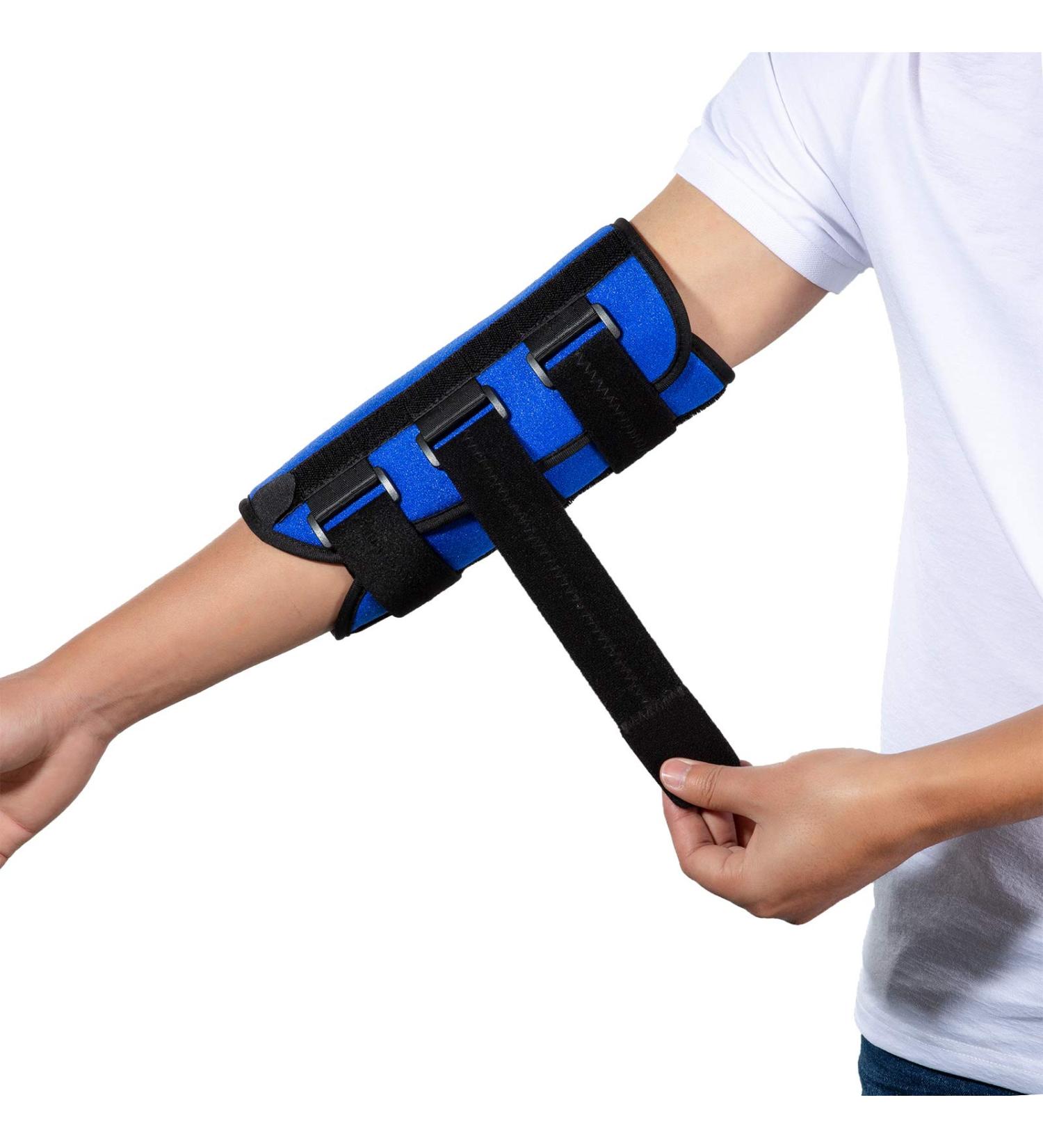 Elbow Brace Night Splint for Cubital Tunnel Syndrome - Ulnar Nerve Stabilizer | Prevent Excessive Bending | Fits Left/Right Arms - Men & Women (L) - Buy Online on GoSupps.com