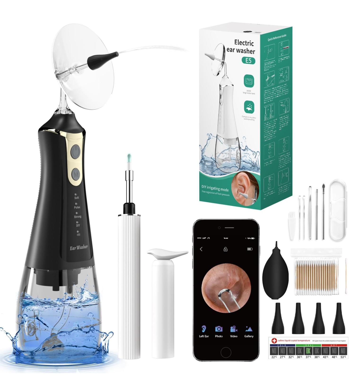 Electric Ear Cleaning Kit with Camera for Safe and Easy Ear Wax Removal - Ideal for Adults & Kids - Buy Online on GoSupps.com