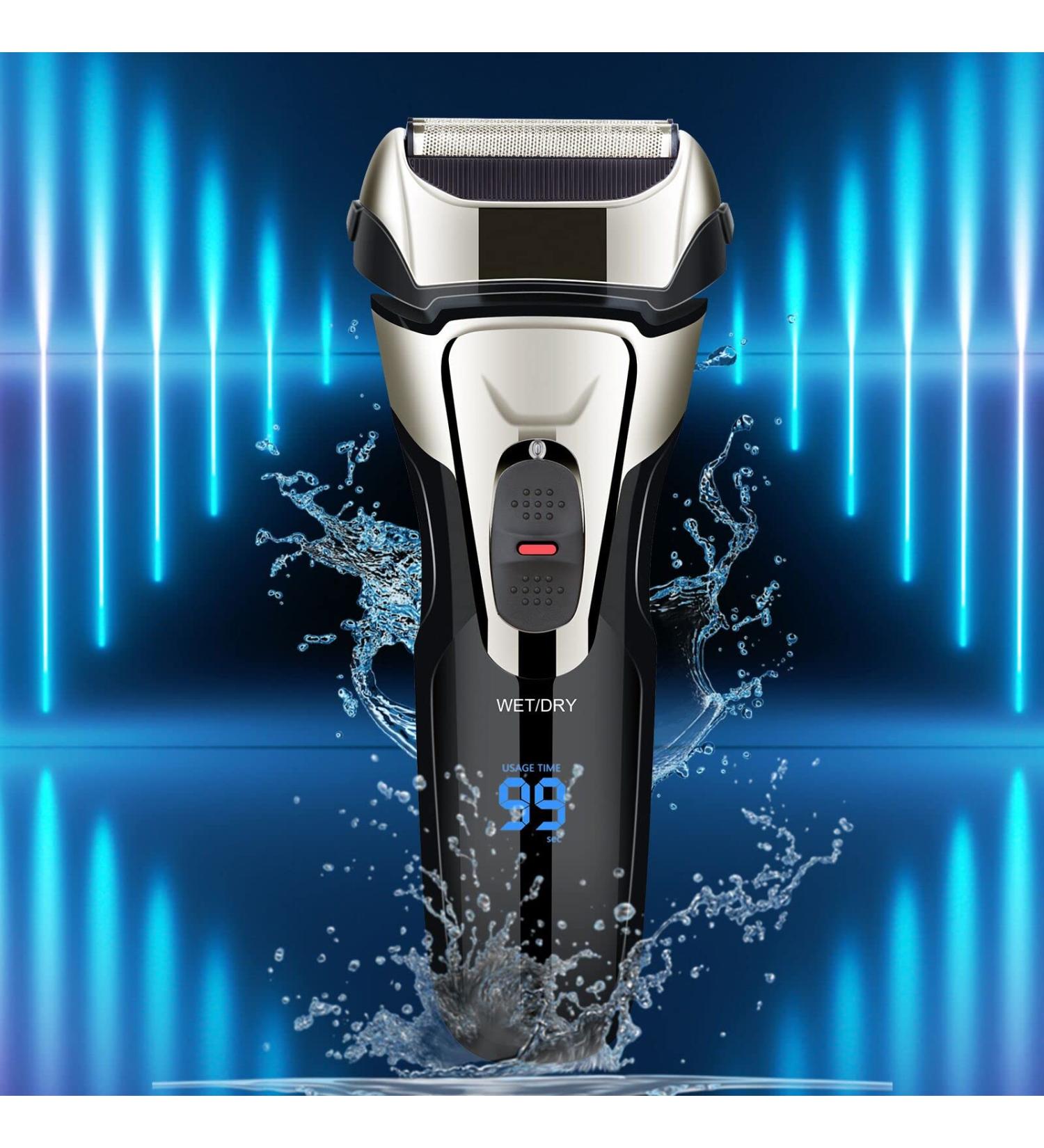 Gbuild Wet Dry Rechargeable Men's Electric Shaver with Trimmer - Waterproof & Cordless - Buy Online on GoSupps.com