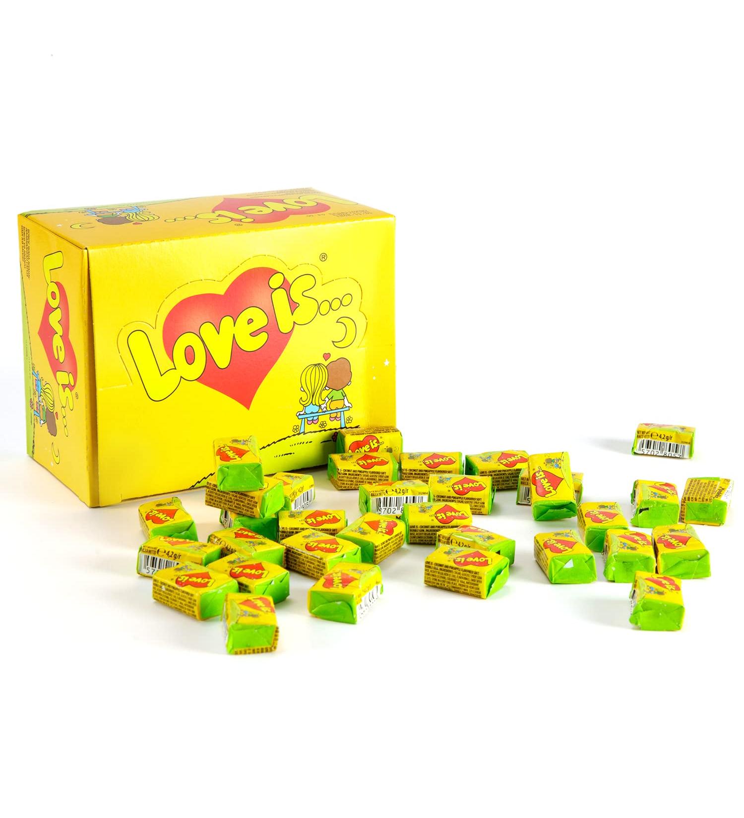Bubble gum Love Is (Coconut-Pineapple)