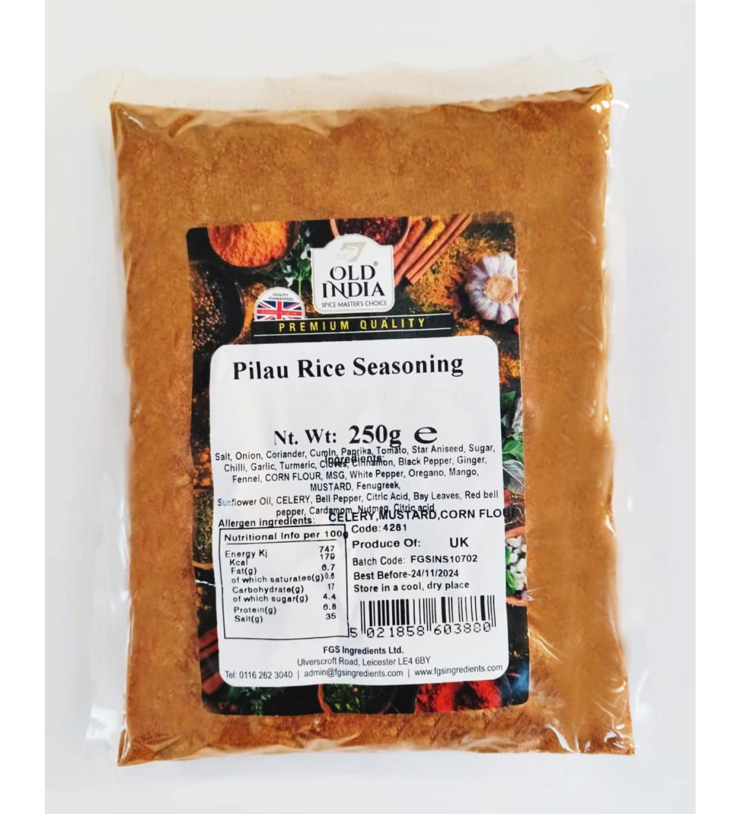 Old India Pilau Rice Seasoning 250g
