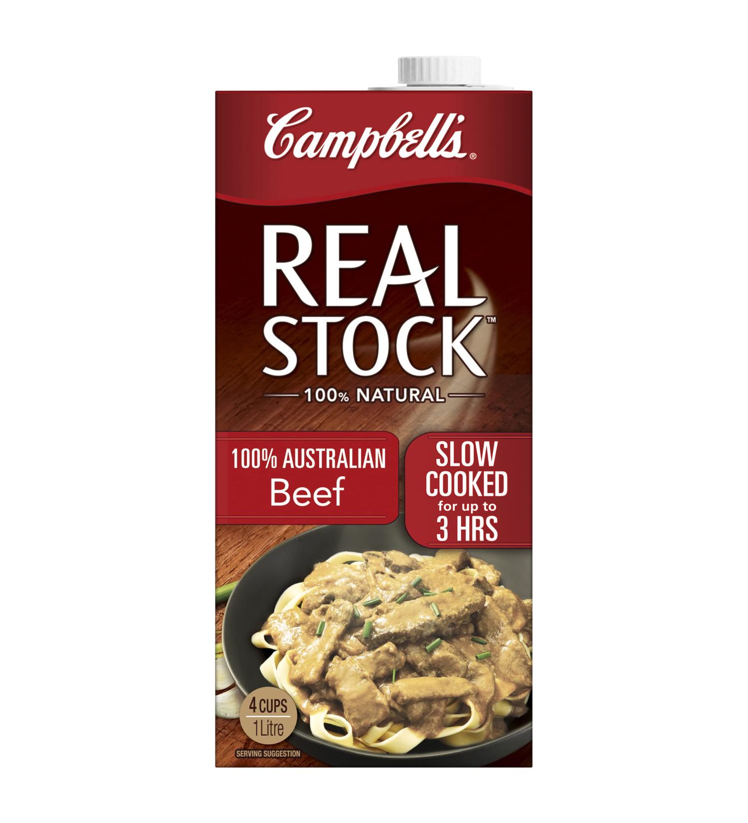 Campbells Real Stock Beef 1L - Buy Online on GoSupps.com