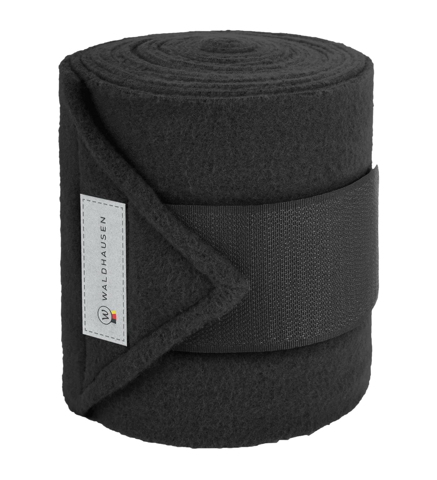 WALDHAUSEN Fleece bandage Esperia Pony set of 4 black length 200 cm