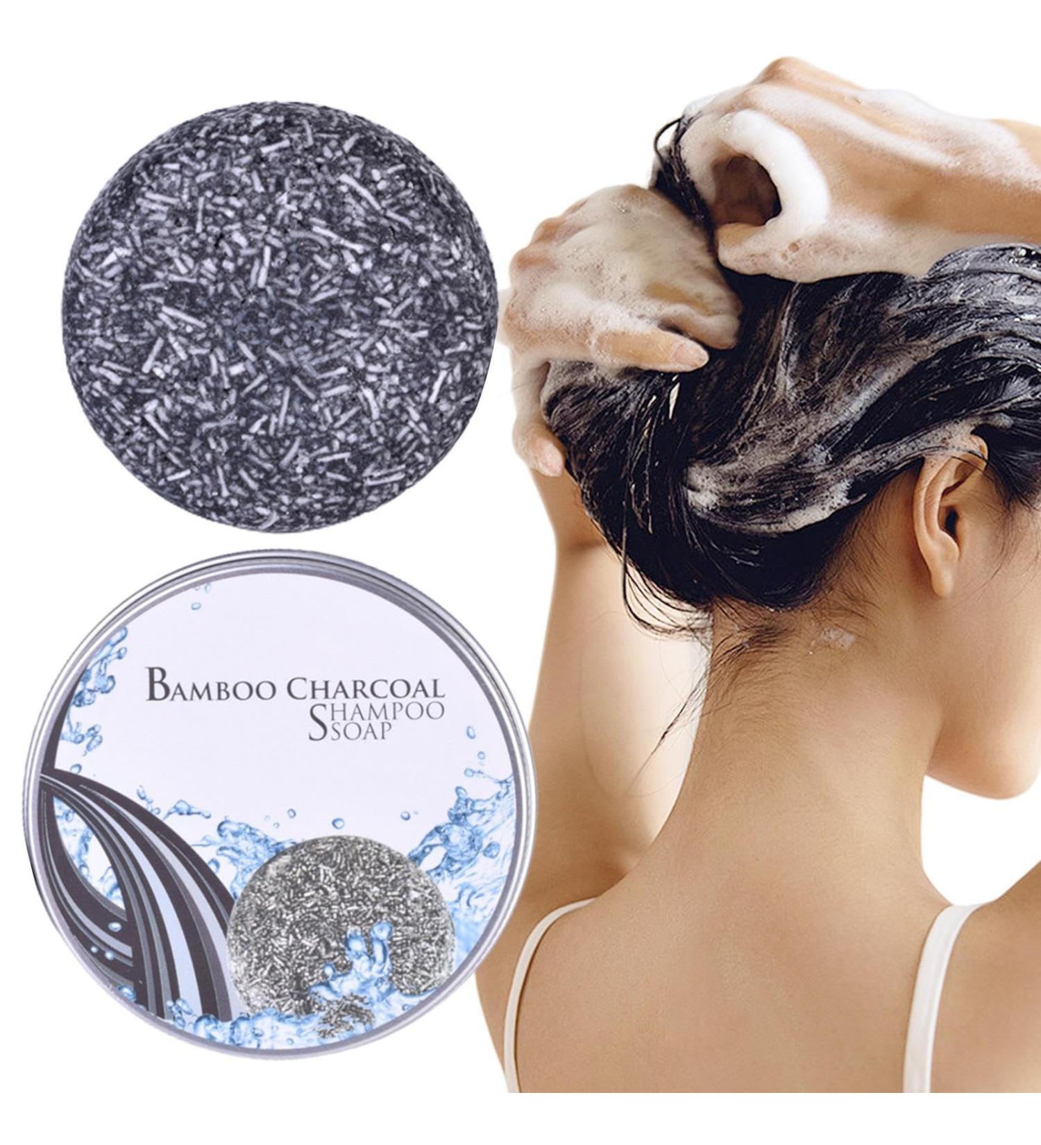 Gray Gone Soap 50g Natural Manes Gray Reversal Bar antigray hair blackout shampoo bar deep cleansing Gray Gone Bar shampoo for men and women damaged hair thinning Anulely - Buy Online on GoSupps.com