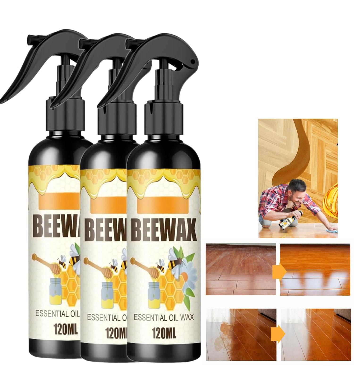 Natural Micro-Molecularized Beeswax Spray Beeswax Spray Cleaner Bees Wax Furniture Polish and Cleaner Beeswax Furniture Polish Wood Wax Spray (3 PCS) - Buy Online on GoSupps.com