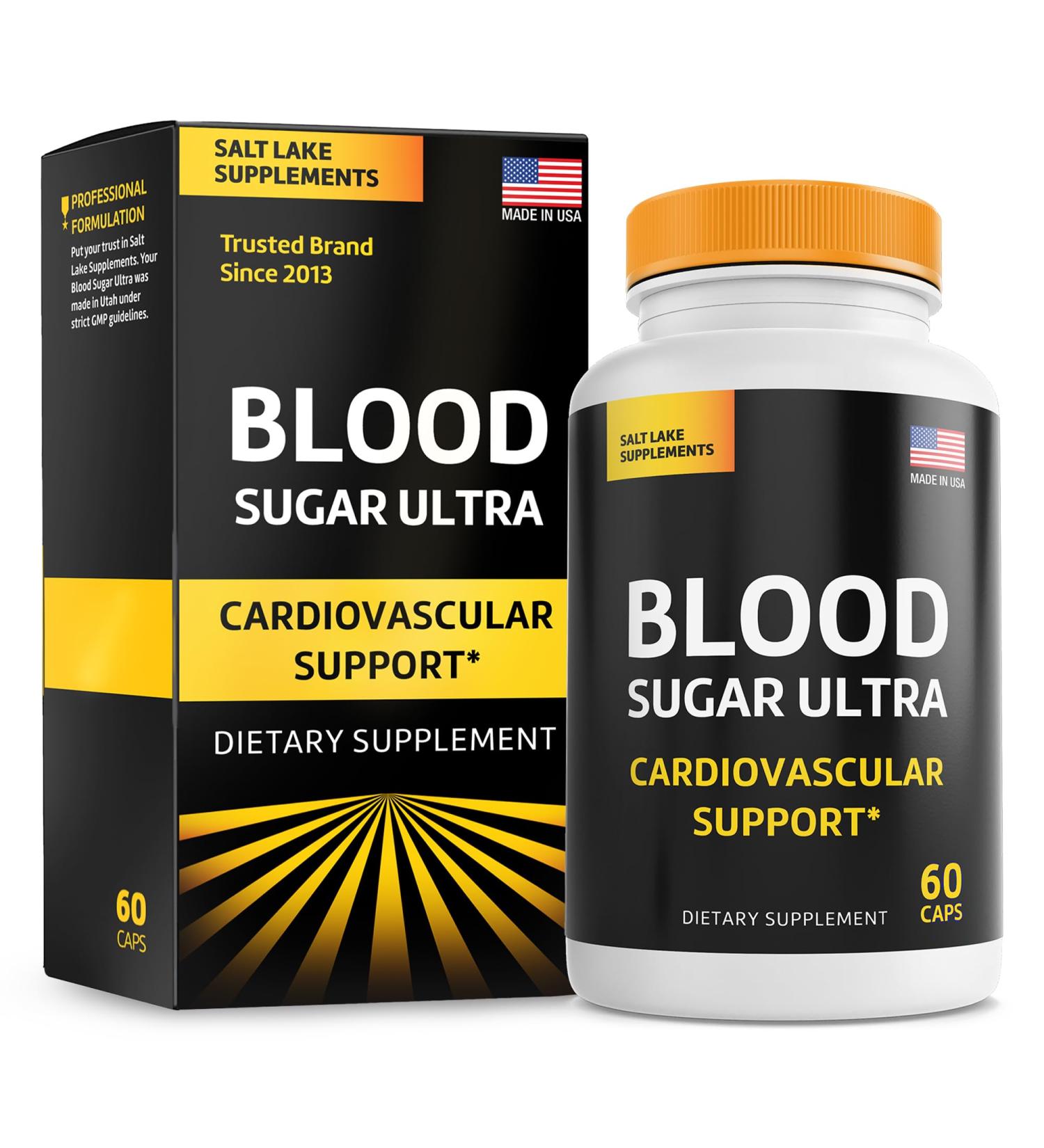 SLS Blood Sugar Ultra - Natural Support for Immune & Heart Health | Salt Lake Supplements - Buy Online on GoSupps.com