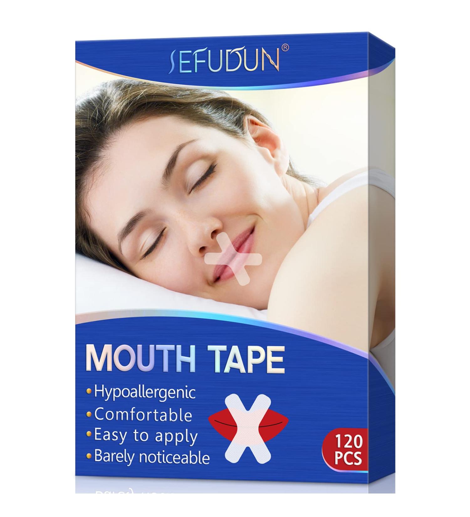 Mouth Tape for Better Sleep and Snoring Reduction (120pcs) - Buy Online on GoSupps.com