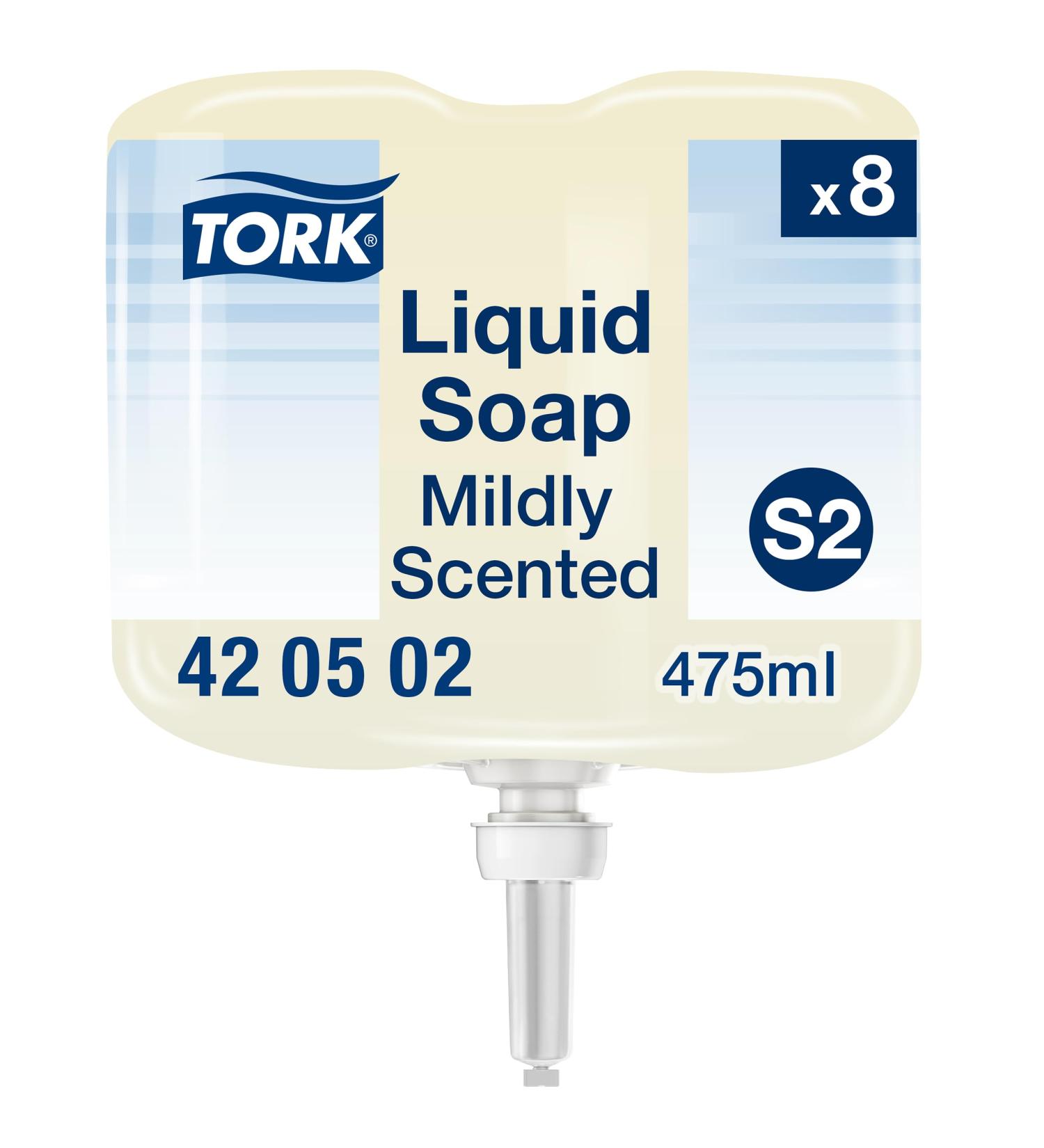 Tork Mild Scented Hand Mini Liquid Soap S2 - Fresh Scent 8 475 ml | International Shipping Available - Buy Online on GoSupps.com