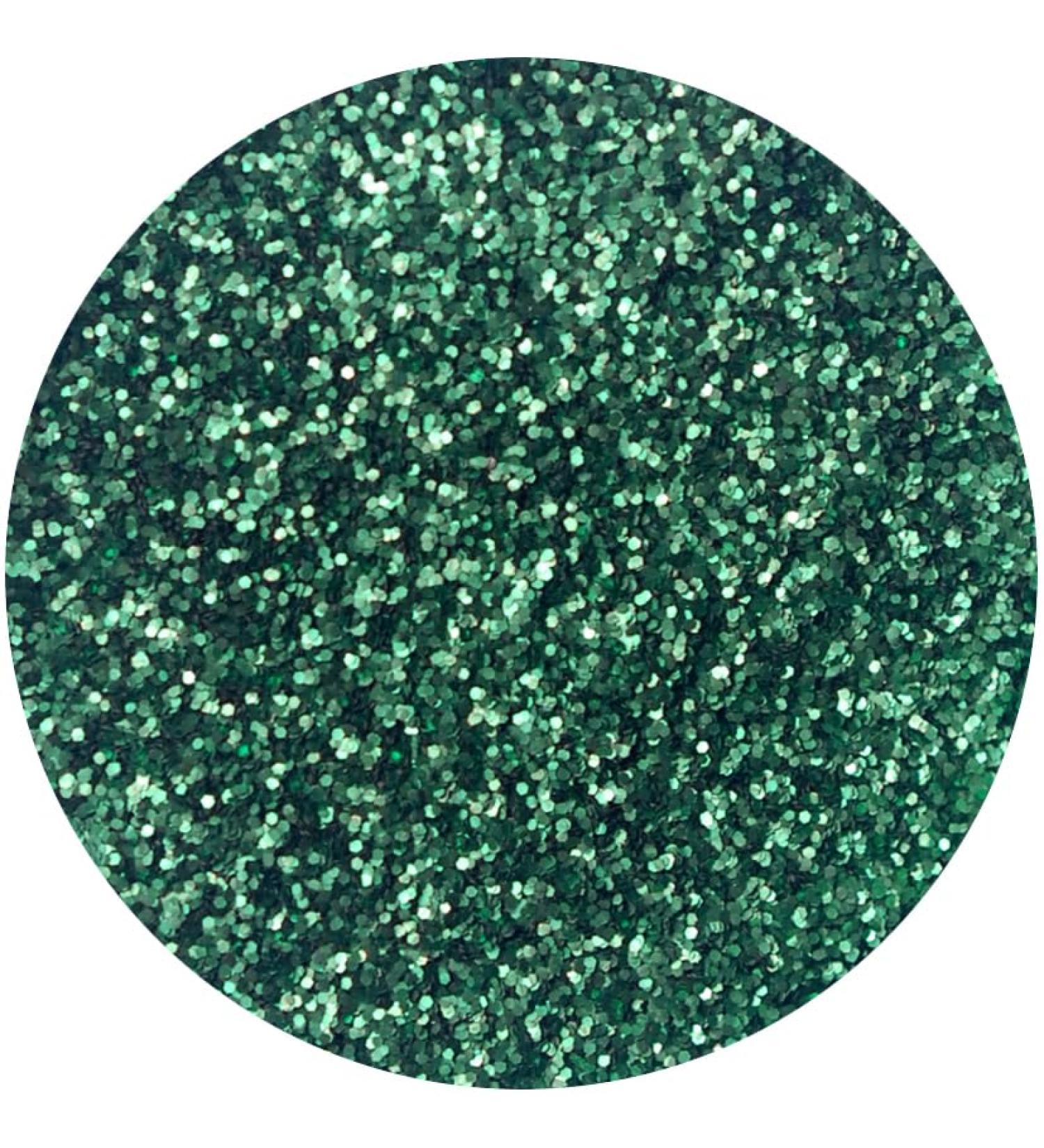 Eulenspiegel Eulenspiegel 907610 - Biodegradable Emerald Green Organic Glitter 6g - Glitter for Face and Body