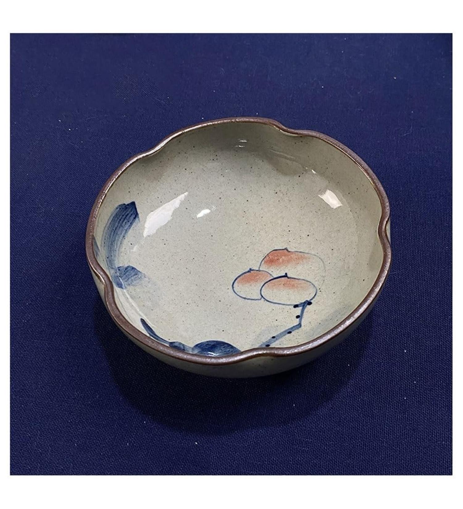 Fruit Bowl Snack Containers Hand Drawn Dipping Dishes Japanese Style Ceramic Seasoning Plate Vinegar Kitchen Dipping Bowl Appetizer Sushi Serving Plate Breakfast Bowls (Color : D) (D) - Buy Online on GoSupps.com