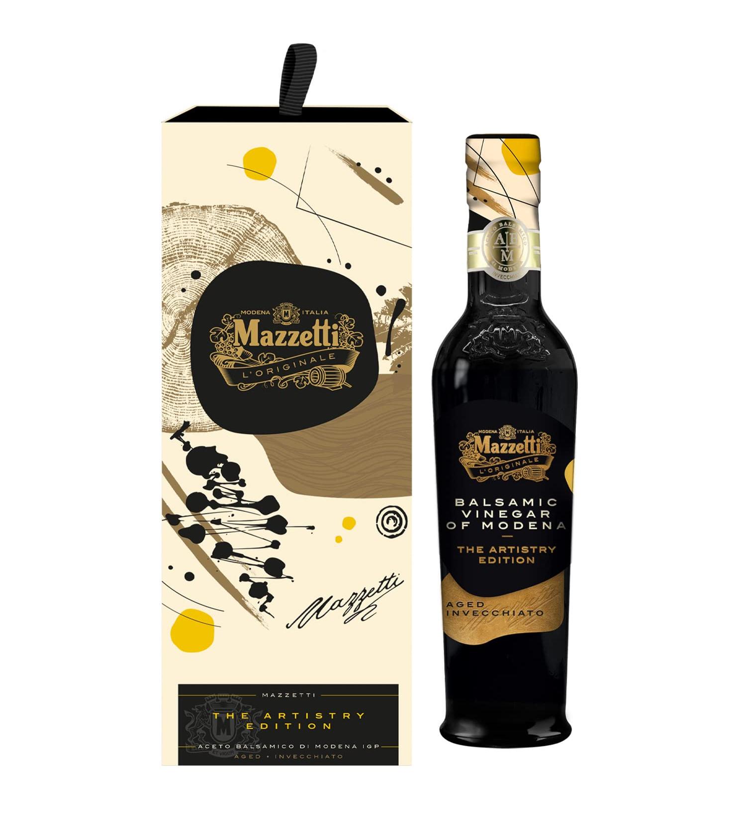 Mazzetti ArtiTry Edition Gift Set - Quality Aceto Balsamico di Modena I.G.P. 250ml with Five Weinbl tter - Perfect for Refined Dishes & Elegant Gifting - Buy Online on GoSupps.com