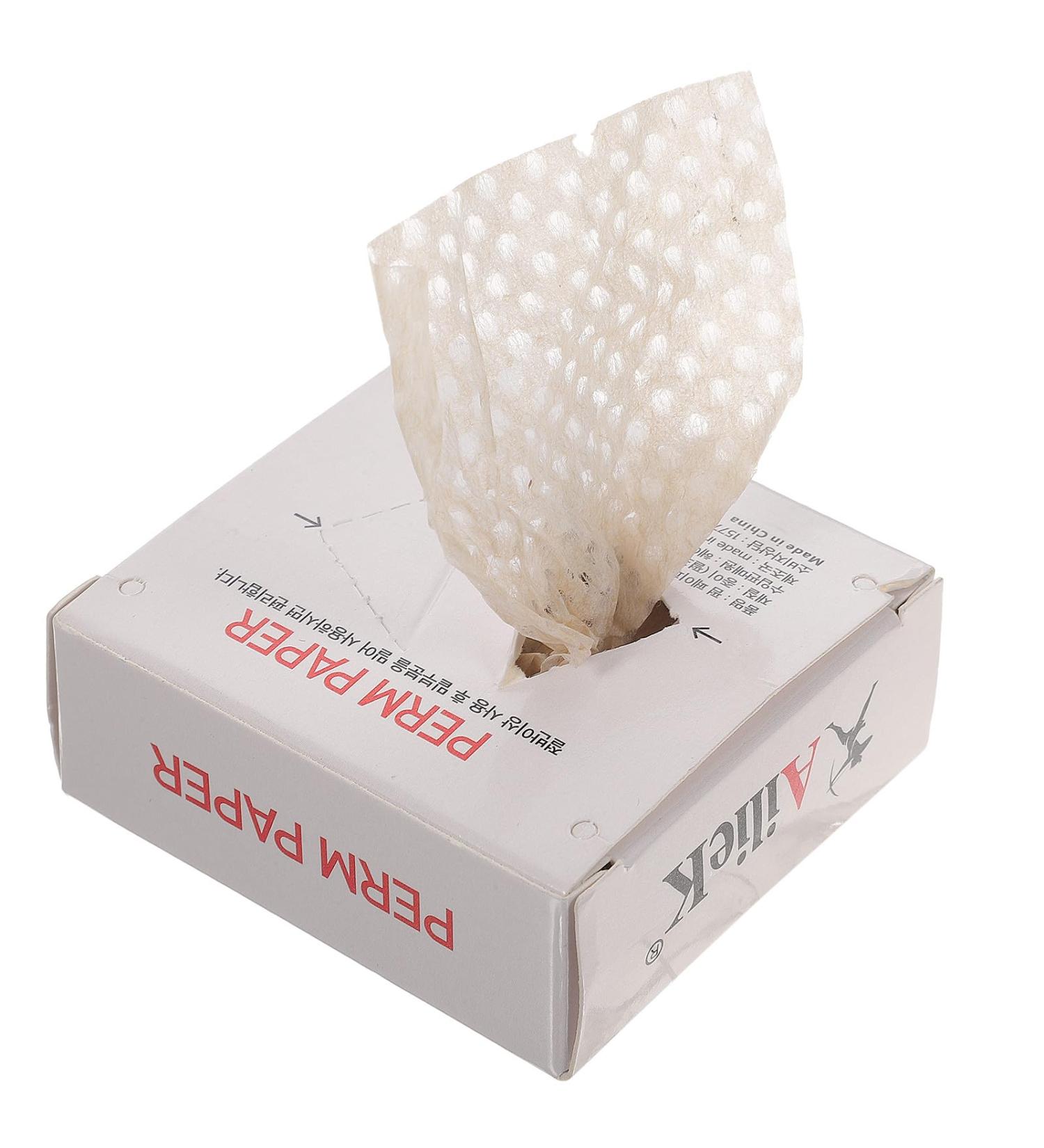 CLISPEED Papier Permanent pour Coiffure Professionnelle Bo te de Papier Jetable pour Permanente et Bouclage des Cheveux R sistant la Chaleur pour Salon et Usage Domestique Outil Pratique - Buy Online on GoSupps.com