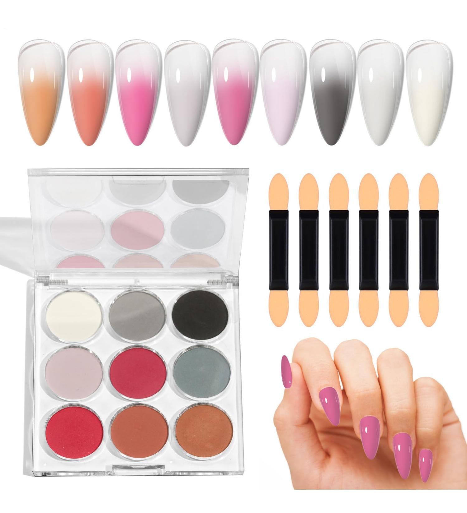 Poudre ongles chrom e finition miroir magique paillettes pour ongles Finition miroir magique brillante d grad de couleur arc-en- paillettes d coration bricolage pour femmes filles CF04 - Buy Online on GoSupps.com
