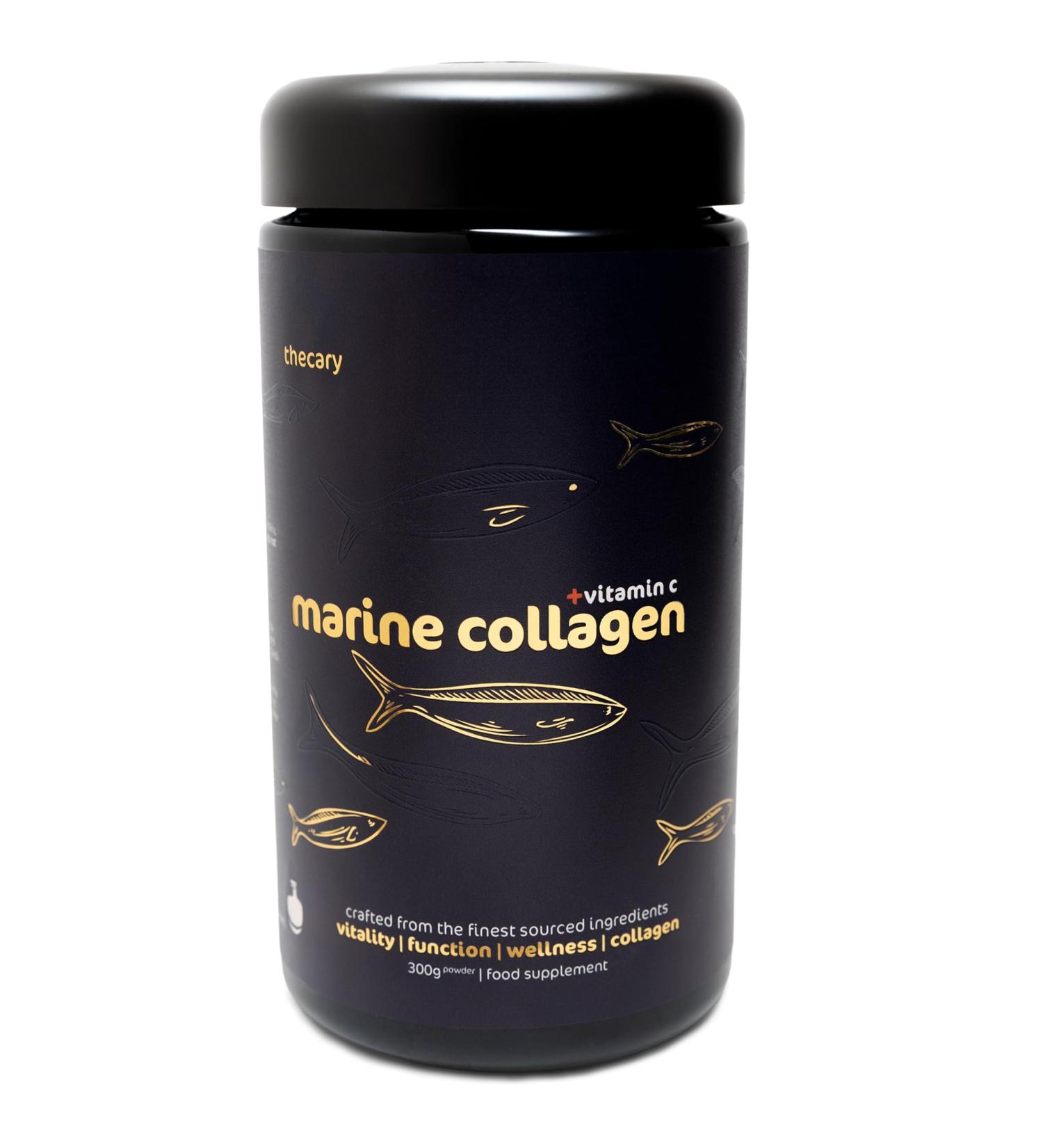 thecary Marine Collagen Powder 300g | Protein Skin Bones Muscles | thecary