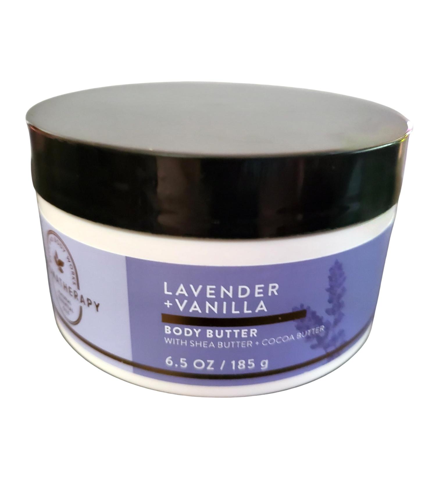 Bath and Body Works Lavender Vanilla Aromatherapy Body Butter 6.5 Ounces - Buy Online on GoSupps.com