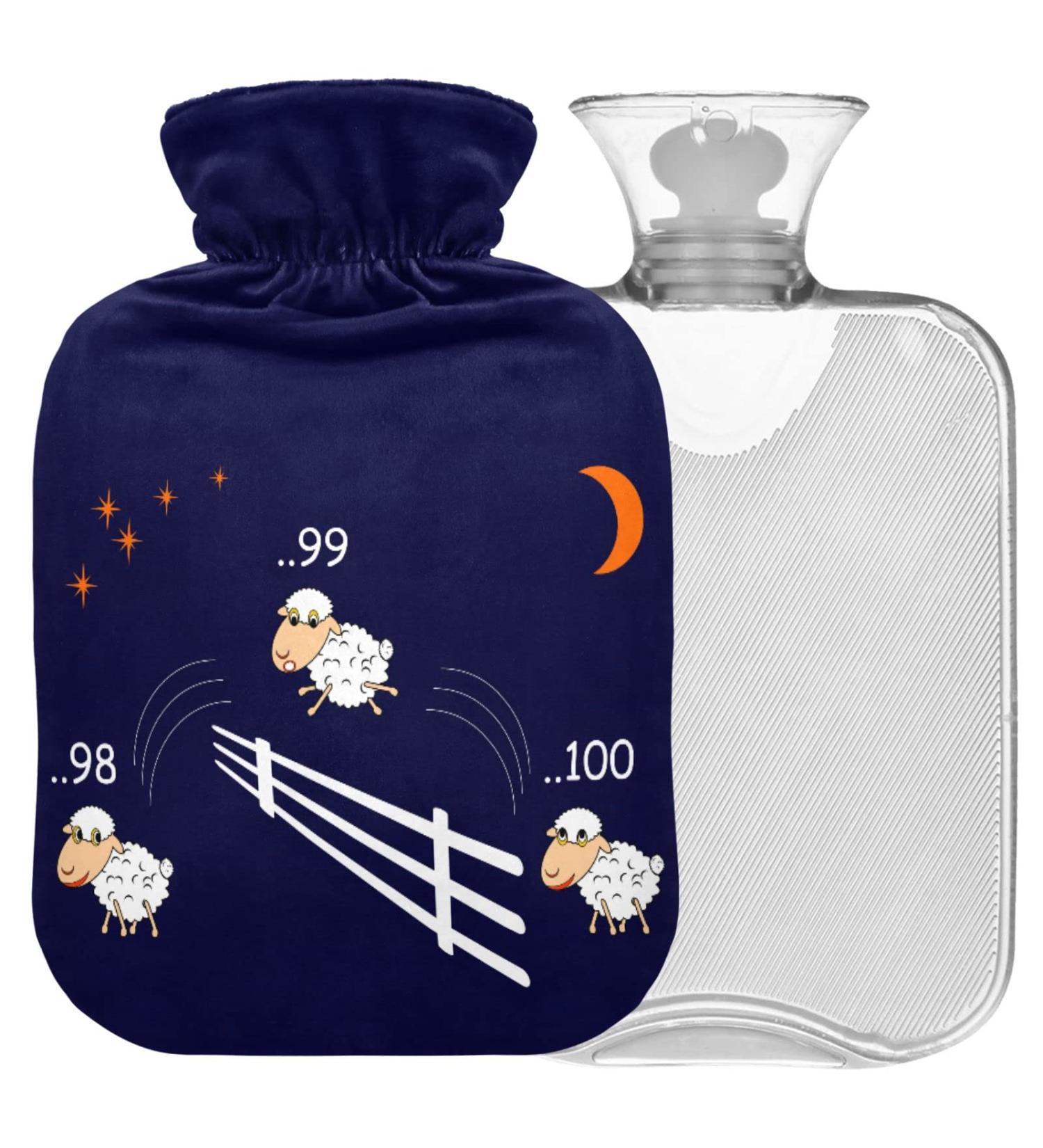 Buy Naanle Funny Schaf Jumpin Warm Water Bottle - 2L Hand/Foot Warmer for Pain Relief & Cold Therapy - International Shipping - Buy Online on GoSupps.com