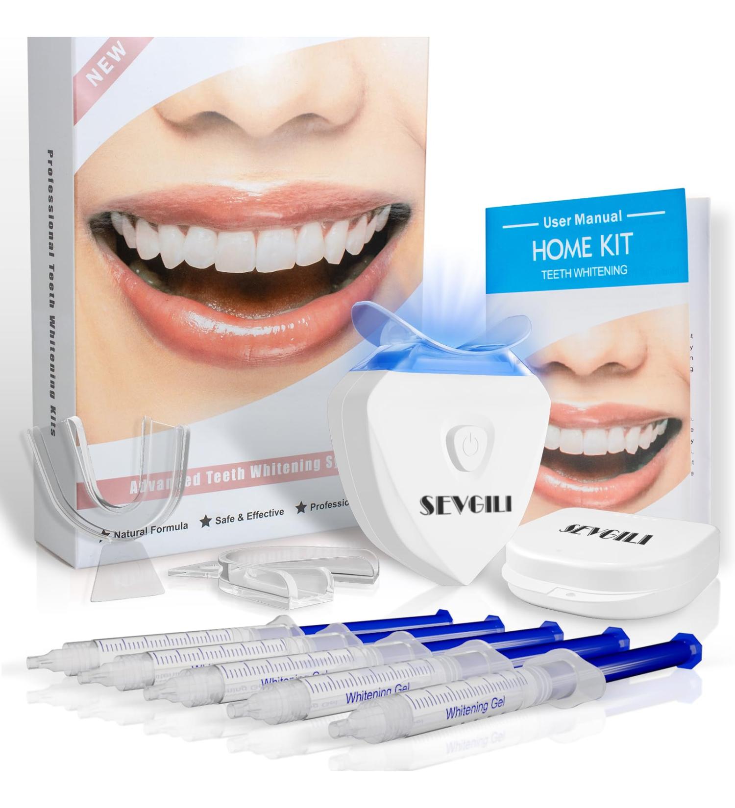 Rapid Teeth Whitening Kit - 5X Whitening Gel & 2X Trays | International Shipping Available - Buy Online on GoSupps.com