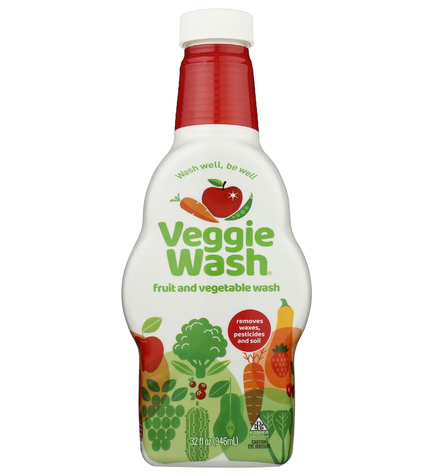 Buy Veggie Wash Fruit & Vegetable Wash 32 oz Natural Cleaner for Fresh Produce | International Shipping Available - Buy Online on GoSupps.com