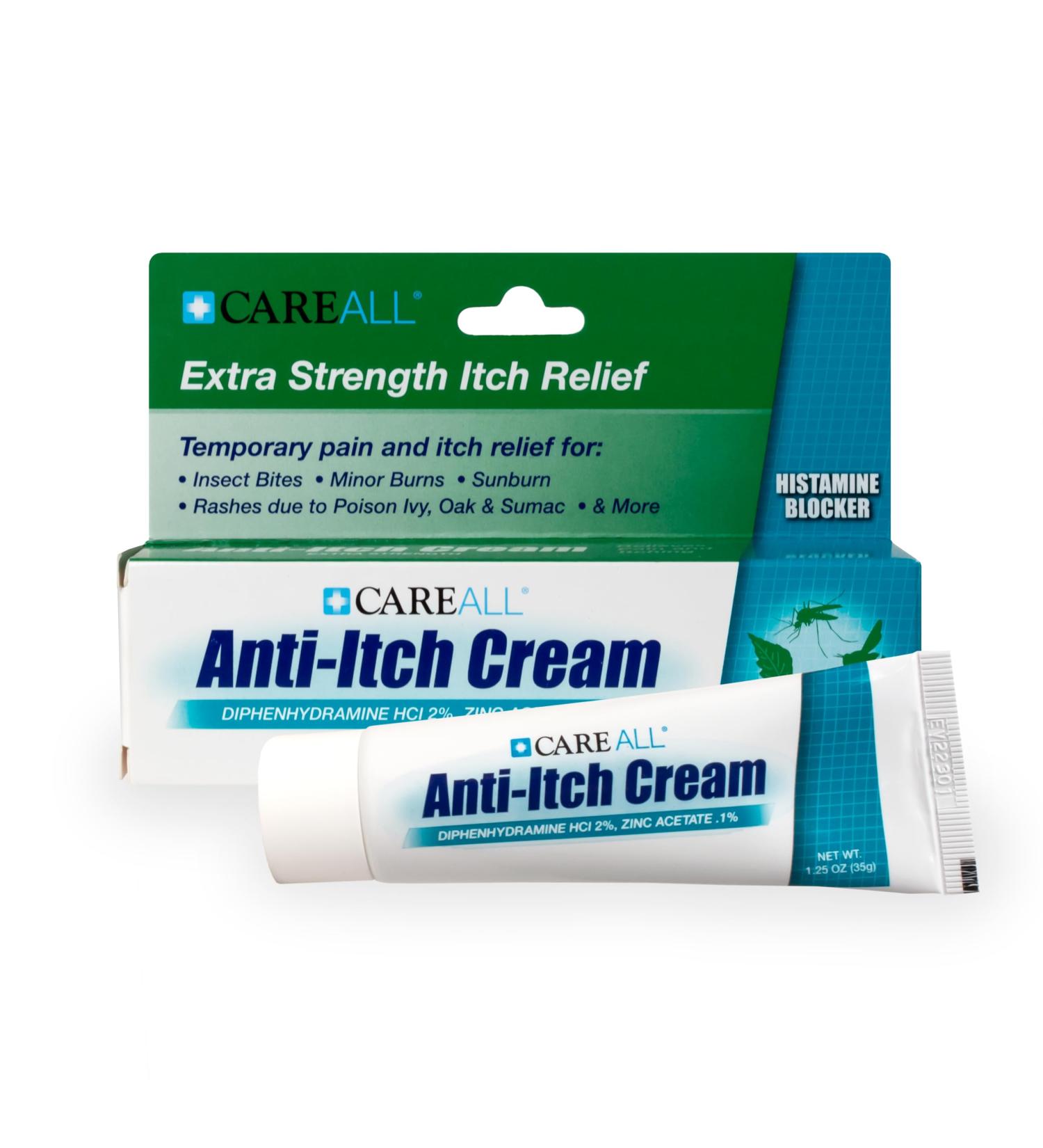 Buy CareAll Anti-Itch Cream 1.25oz - Histamine Blocking & Pain Relief for Outdoor Itches | Fast International Shipping - Buy Online on GoSupps.com