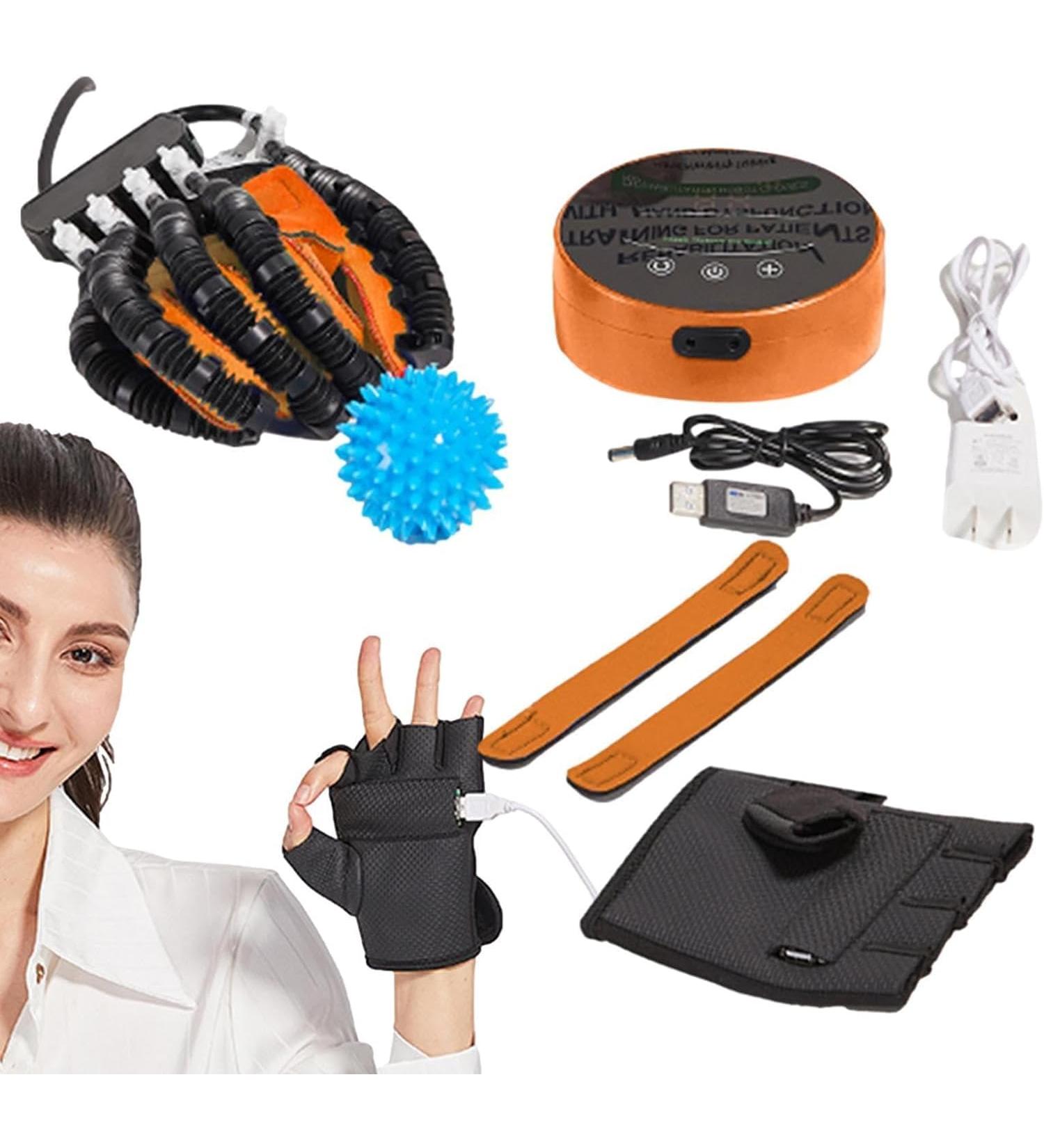 Buy DZKJ Hemiplegia Finger Rehabilitation Trainer Robot Gloves | Smart Rehab Gloves for Cerebral Palsy & Hand Dysfunction - International Shipping Available - Buy Online on GoSupps.com