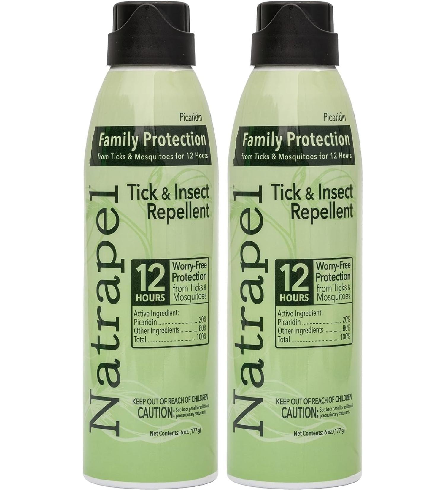 Natrapel Insect Repellent Spray 6 oz (Pack of 2) - Effective Bug Protection for Outdoor Activities - Buy Online on GoSupps.com