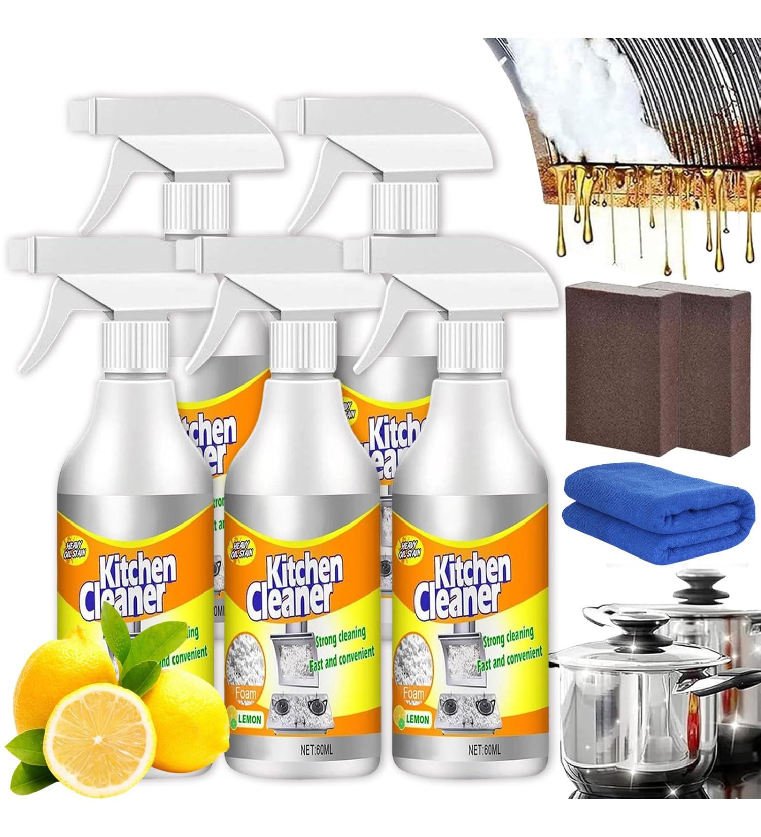 Cohbskj Kitchen Foam Cleaner Kitchen Cleaner Foam Spray Sciasi Kitchen Cleaner Foam Kitchen Cleaner All-Purpose Kitchen Pots And Pan Cleaner Cleaning Supplys (5PCS) - Buy Online on GoSupps.com