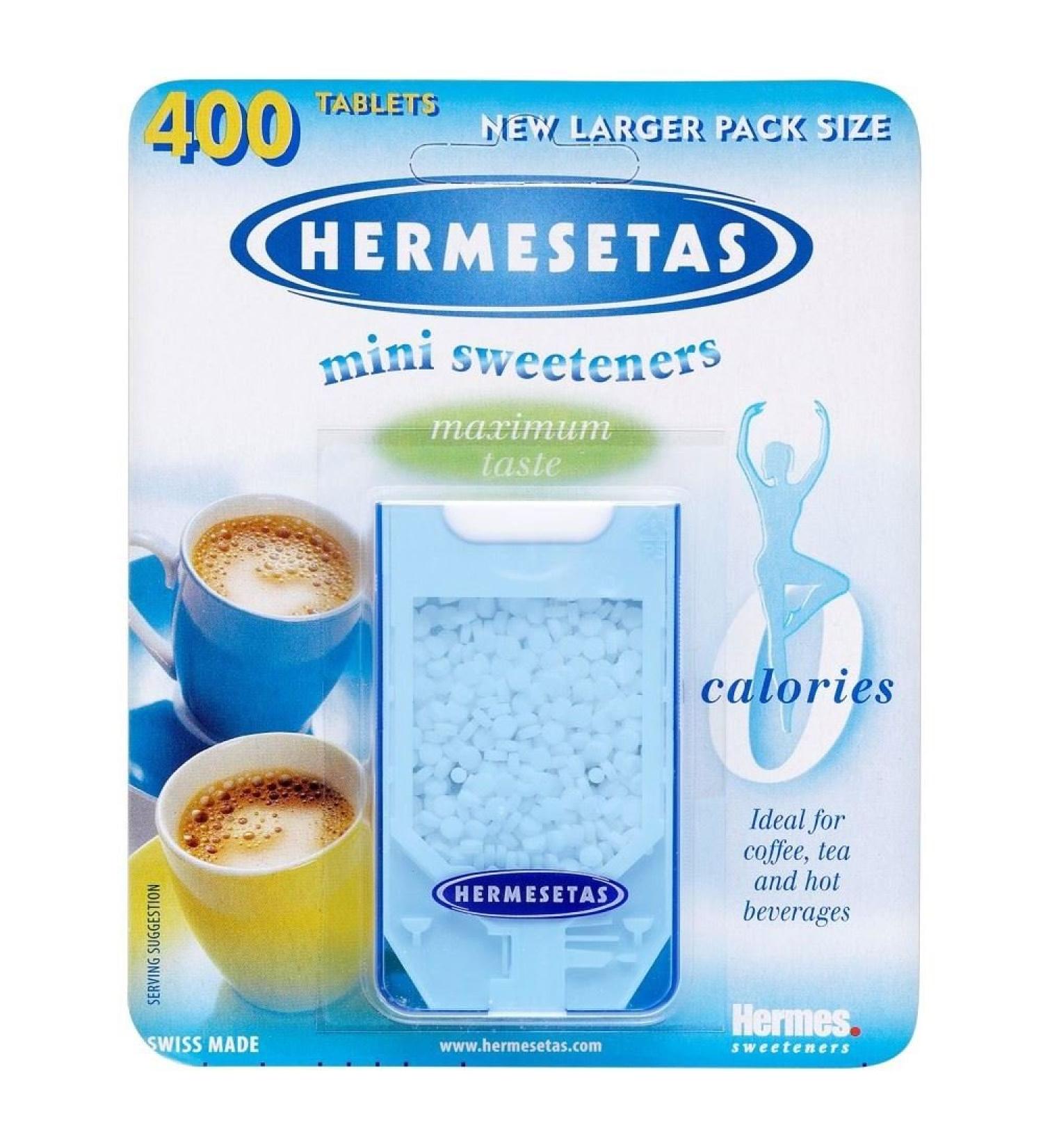 Hermesetas Mini Sweeteners (400 pPack) - Pack of 2