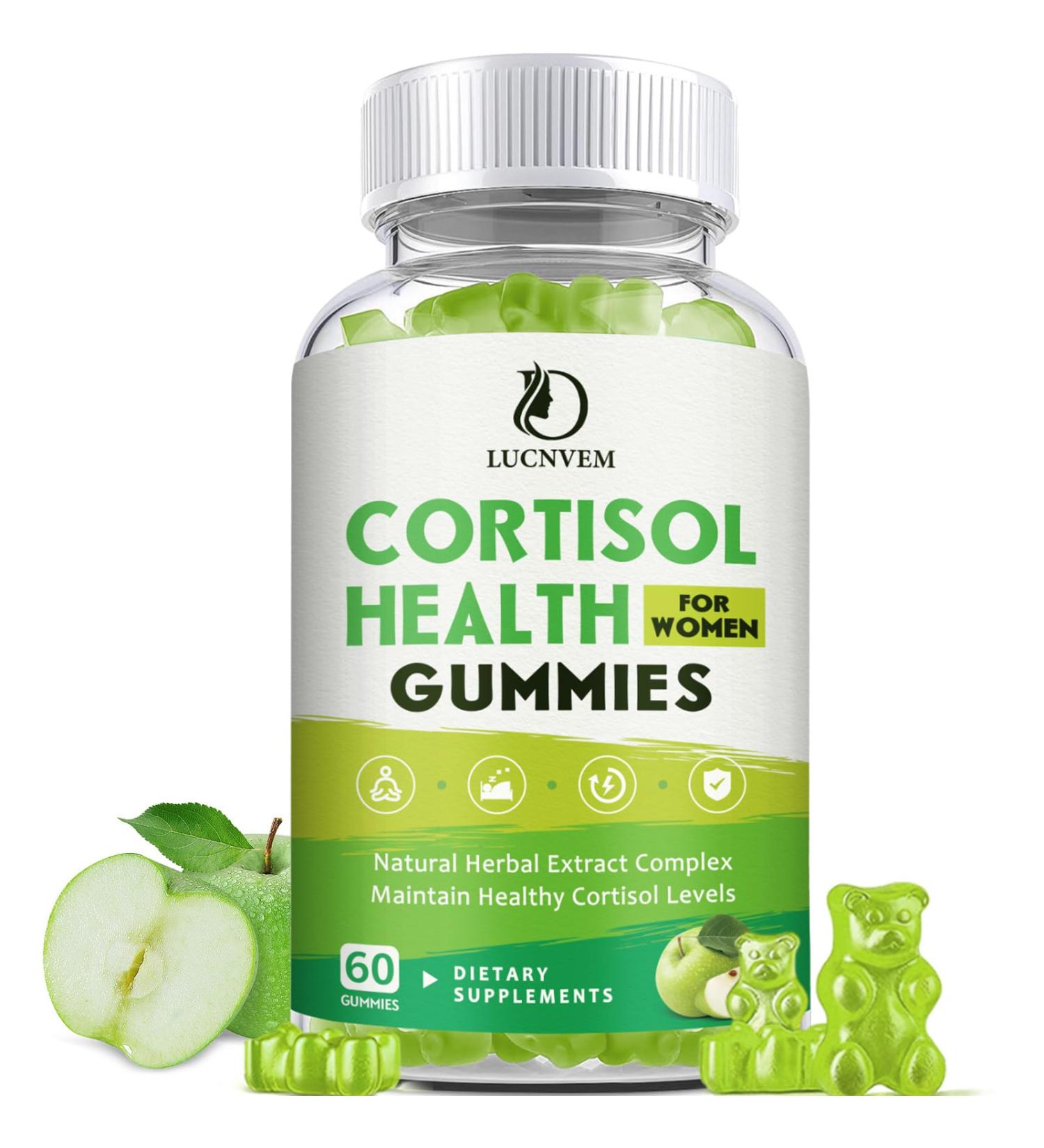 Cortisol Detox for Women Gummies Cortisol Reducer Detox Manager Magnesium Ashwagandha Rhodiola Rosea Herbal Complex for Mood/Focus & Sleep Maintain Healthy Cortisol Levels - 30 Day Vegan Supply Apple 60 Count (Pack of 1) - Buy Online on GoSupps.com