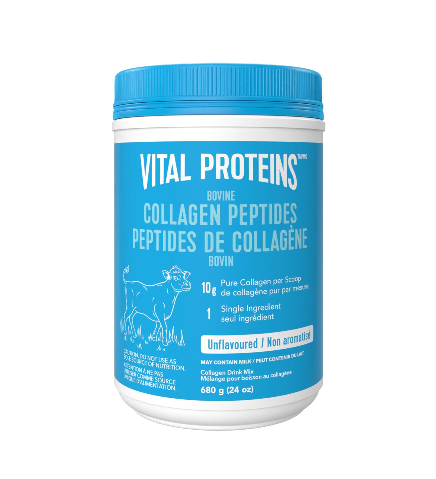 VITAL PROTEINS Collagen Peptides - Hydrolyzed Collagen Per Serving - Unflavoured 680 g - Buy Online on GoSupps.com
