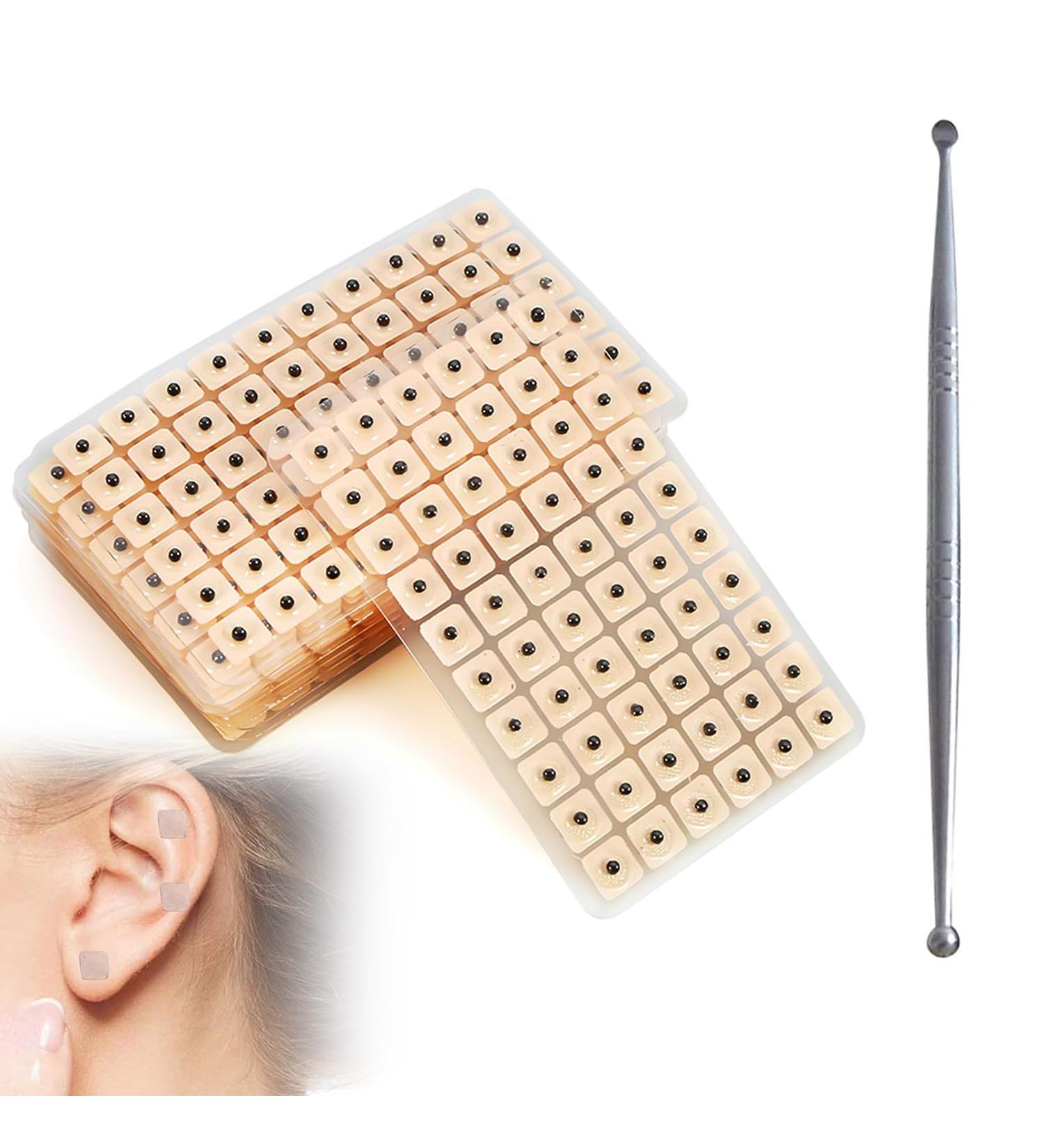 600 Pieces Acupuncture Ear Seeds & Massage Stick Set | Acupressure for Wellness & Relaxation | International Shipping Available - Buy Online on GoSupps.com