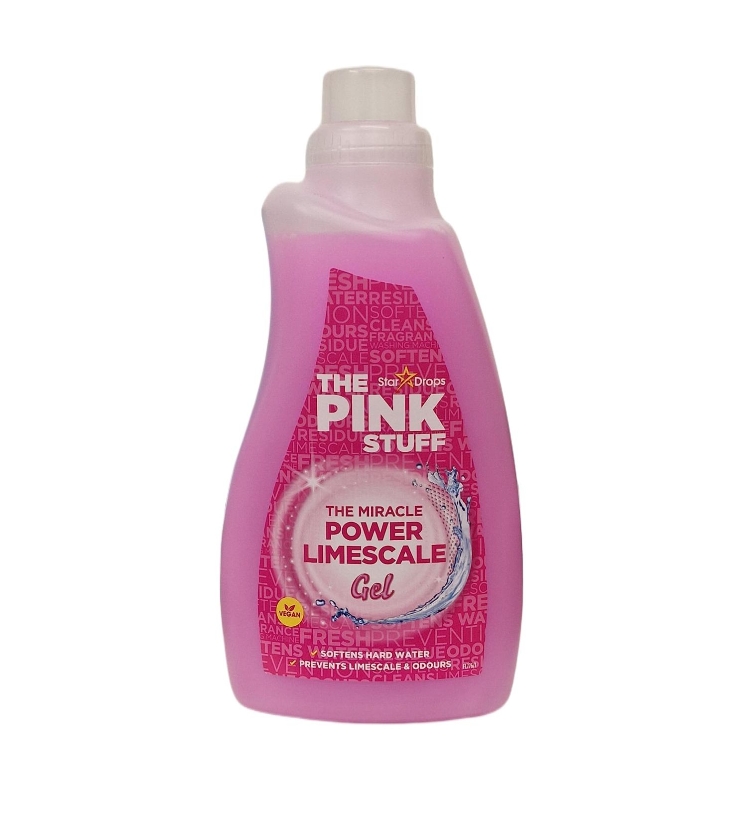 The Pink Stuff Miracle Power Limescale Gel for Washing Machine 1L - Protects Cleans and Prevents Limescale Build-Up - Buy Online on GoSupps.com