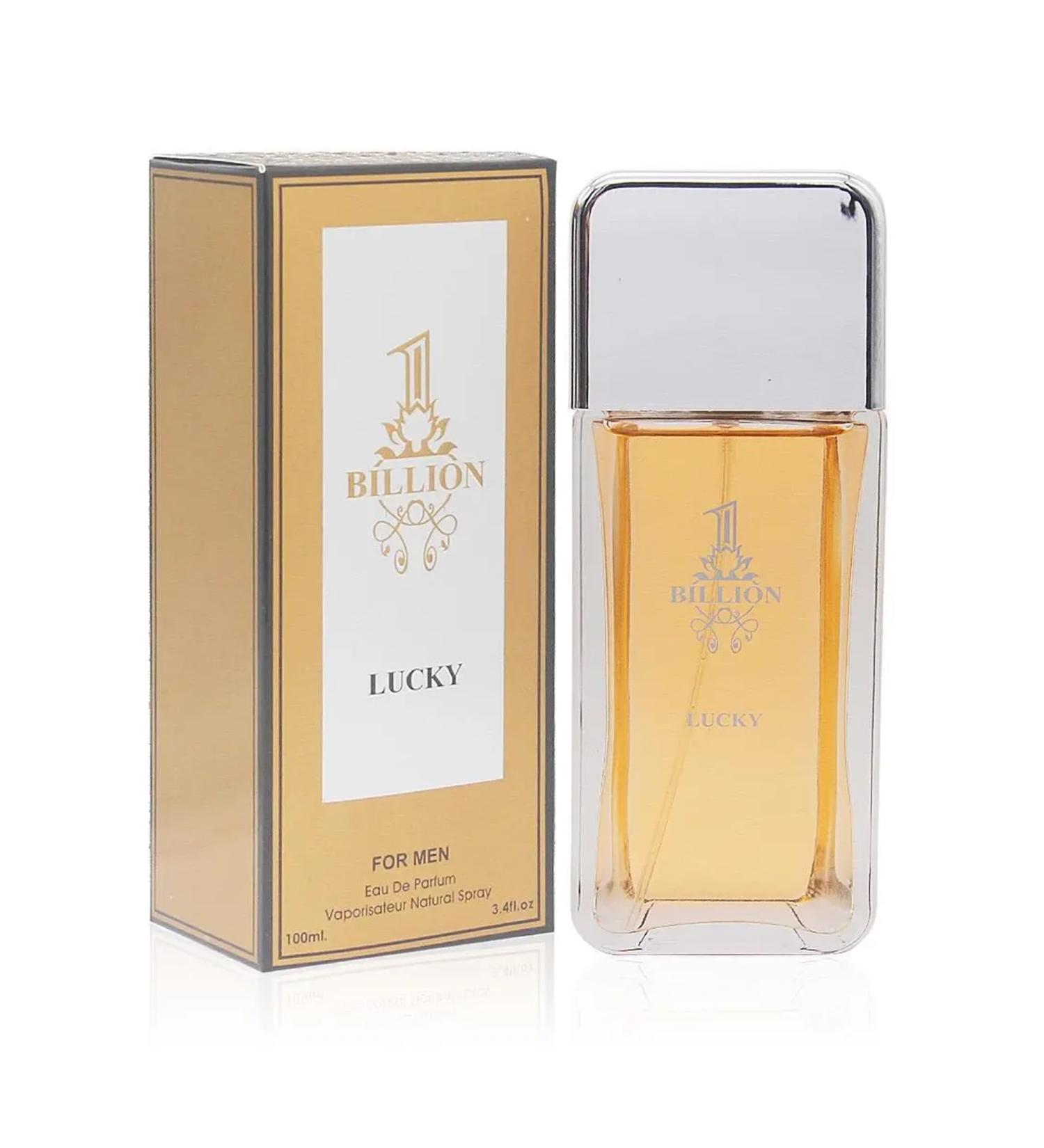 Men's Cologne 1 Billion Lucky Eau De Toilette Spray Perfume Fresh Scent 3.4 Fl Oz Daily Used 1 Billion Lucky 3.4 Fl Oz (Pack of 1) - Buy Online on GoSupps.com
