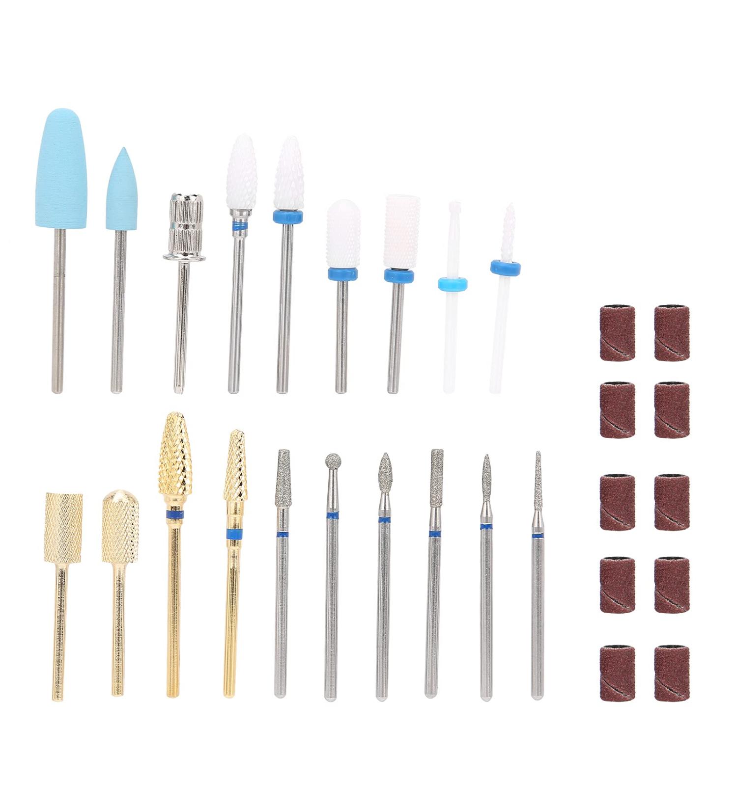 Nail Art Drill Kit - Complete Nail Sander with 10 Sanding Bands for Polishing | Ideal for Beginners | International Shipping Available - Buy Online on GoSupps.com