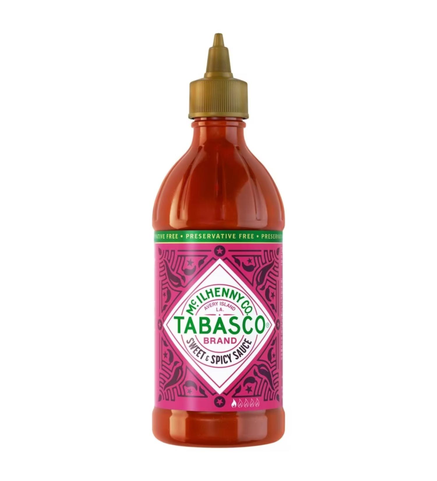 Tabasco Sweet & Spicy Pepper Sauce 256Ml. Ideal for Cheese Meats Chips BBQs and as a dipping sauce.