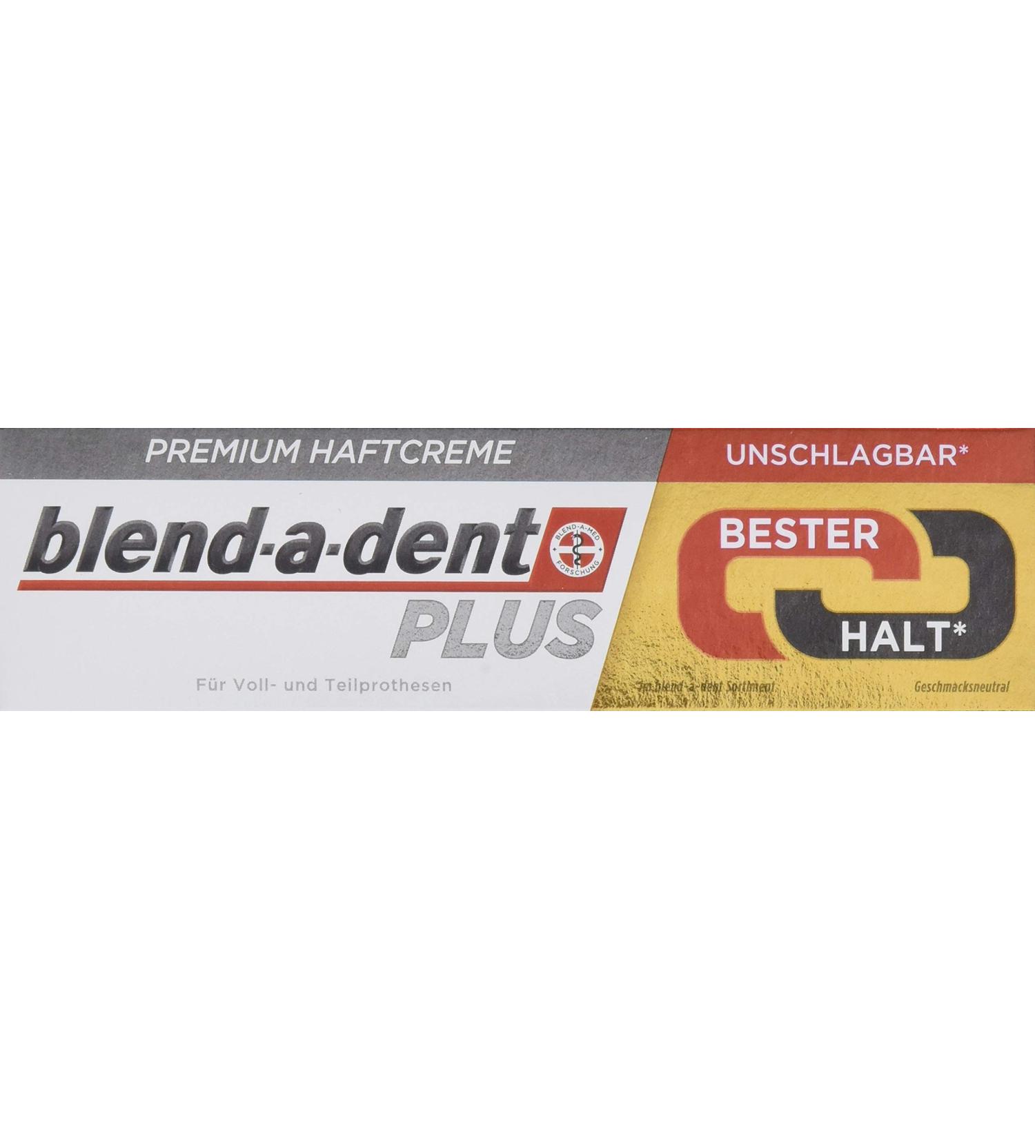 Buy Blend-a-dent Plus Premium Adhesive Cream Duo Kraft - 12 Pack (40g each) | International Shipping Available - Buy Online on GoSupps.com