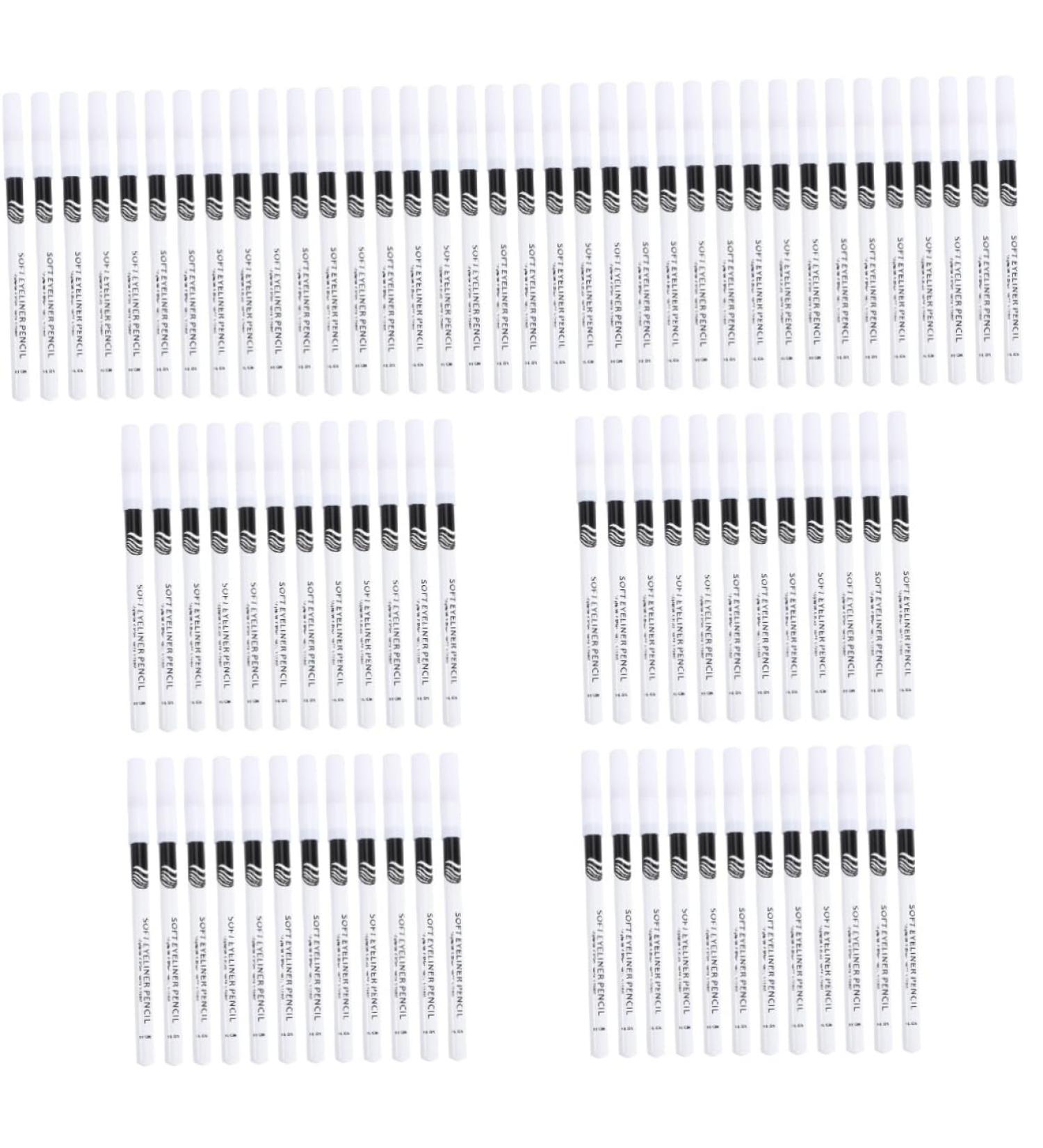 TOVINANNA 84 Pcs Eyeliner Pencil Milk Makeup White Makeup Highlighter Liquid Eyeliner Cosmetic Wooden Pole - Buy Online on GoSupps.com