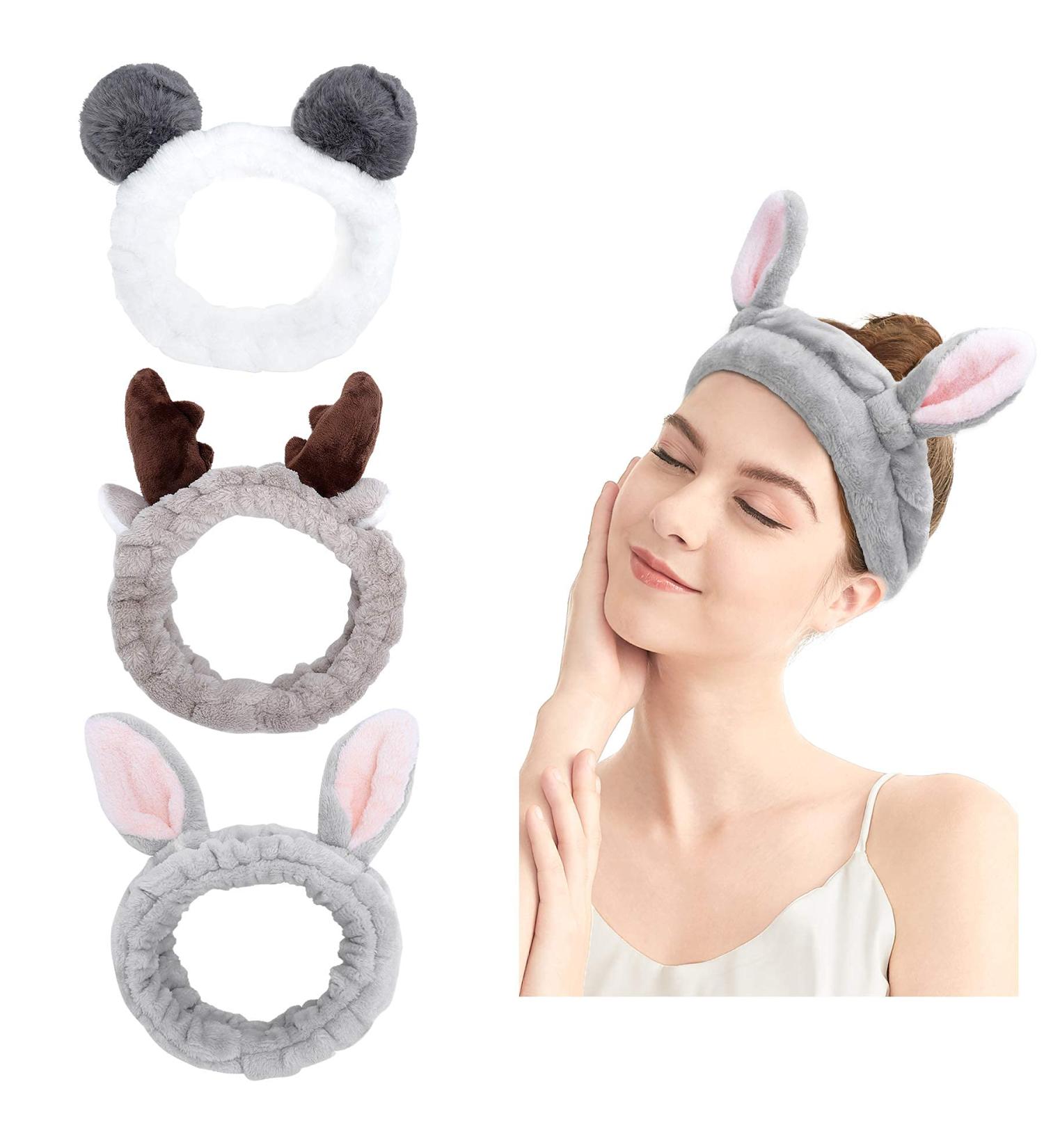 Shop LADES DIRECT NEWA: 3-Piece Acrylic Headband Set in Grey - Stylish & Comfortable | Fast International Shipping - Buy Online on GoSupps.com