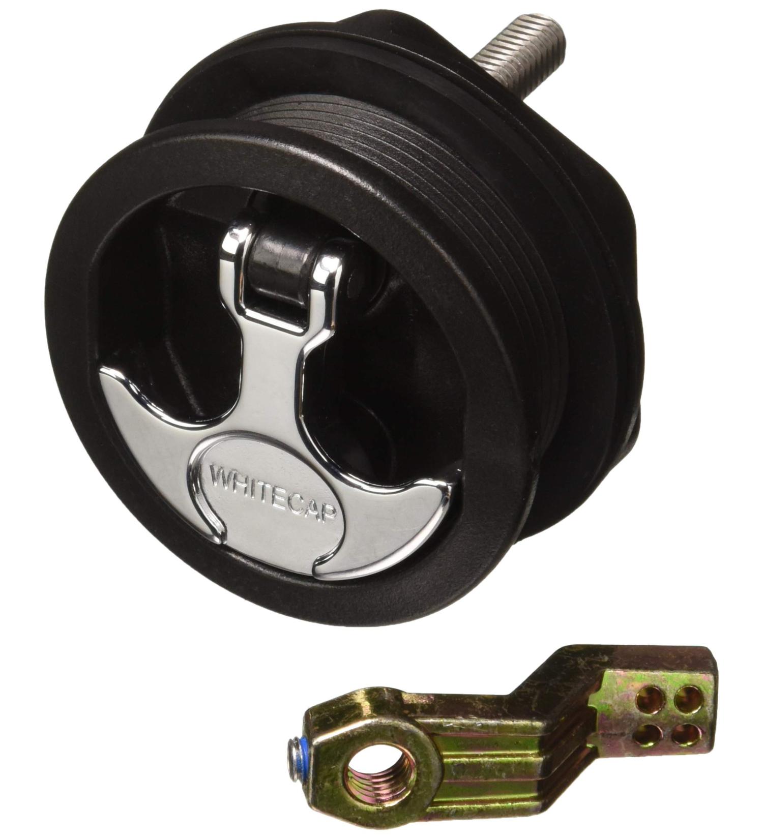 Whitecap T-Handle Non-Locking Latch - Black | High-Quality Marine Grade Hardware - Buy Online on GoSupps.com