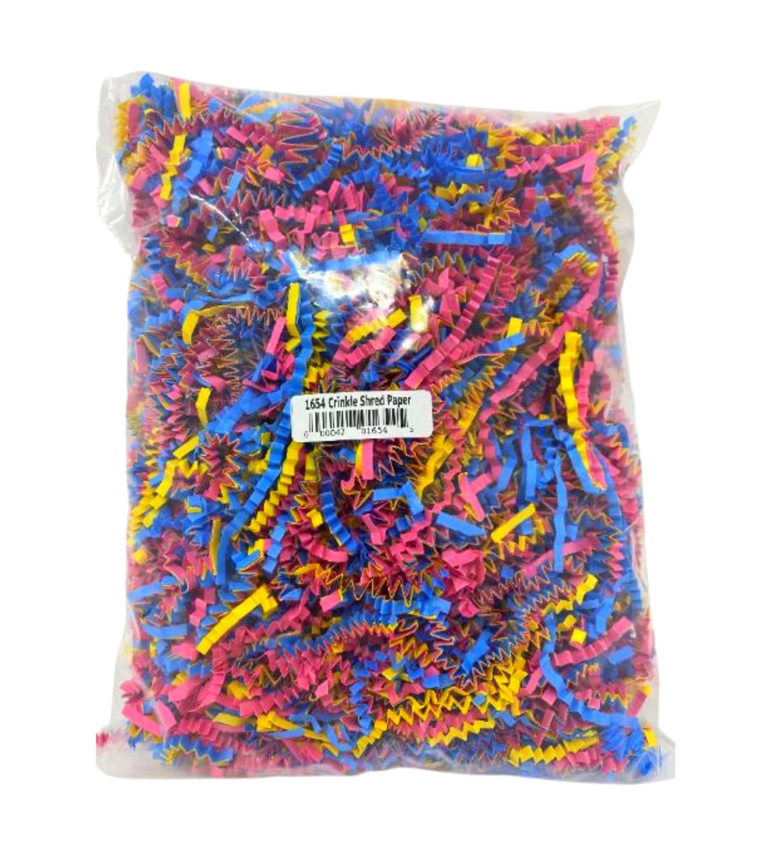 Bonka Bird Toys 1654 Colorful Shred Paper Foot Beak Stuffing Foraging Parrot Quaker Parrotlet Conure Pack (1)