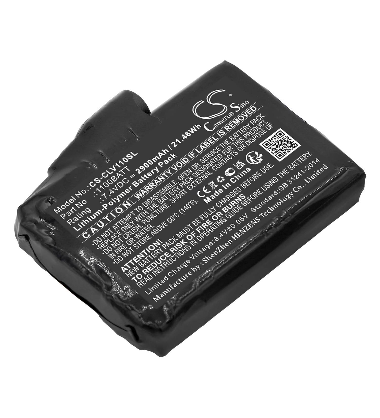Replacement Battery for Clover Heated Glove 1100BATT (2900mAh) Li-Polymer