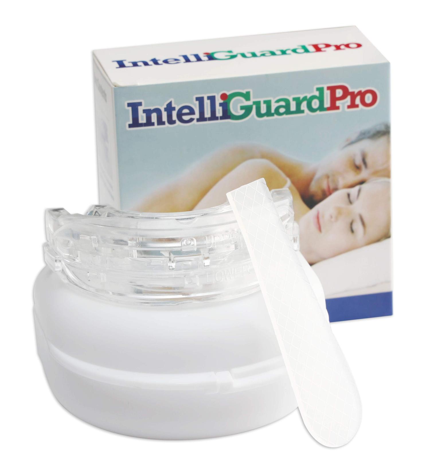 Intelliguard Pro Dental Mouth Guard - Bruxism Nighttime Sleep Mouthguard for Grinding Teeth - Buy Online on GoSupps.com