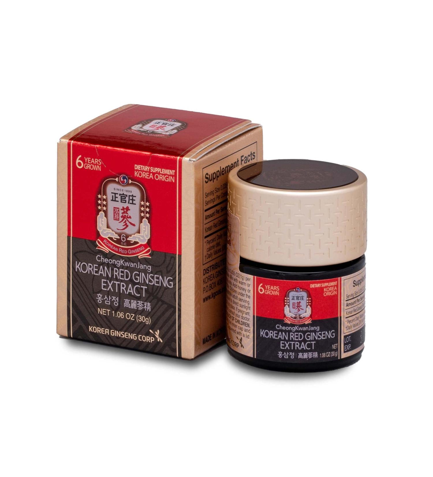 Cheong Kwan Jang Korean Red Ginseng Extract 1.06 oz - Premium Herbal Supplement - Buy Online on GoSupps.com